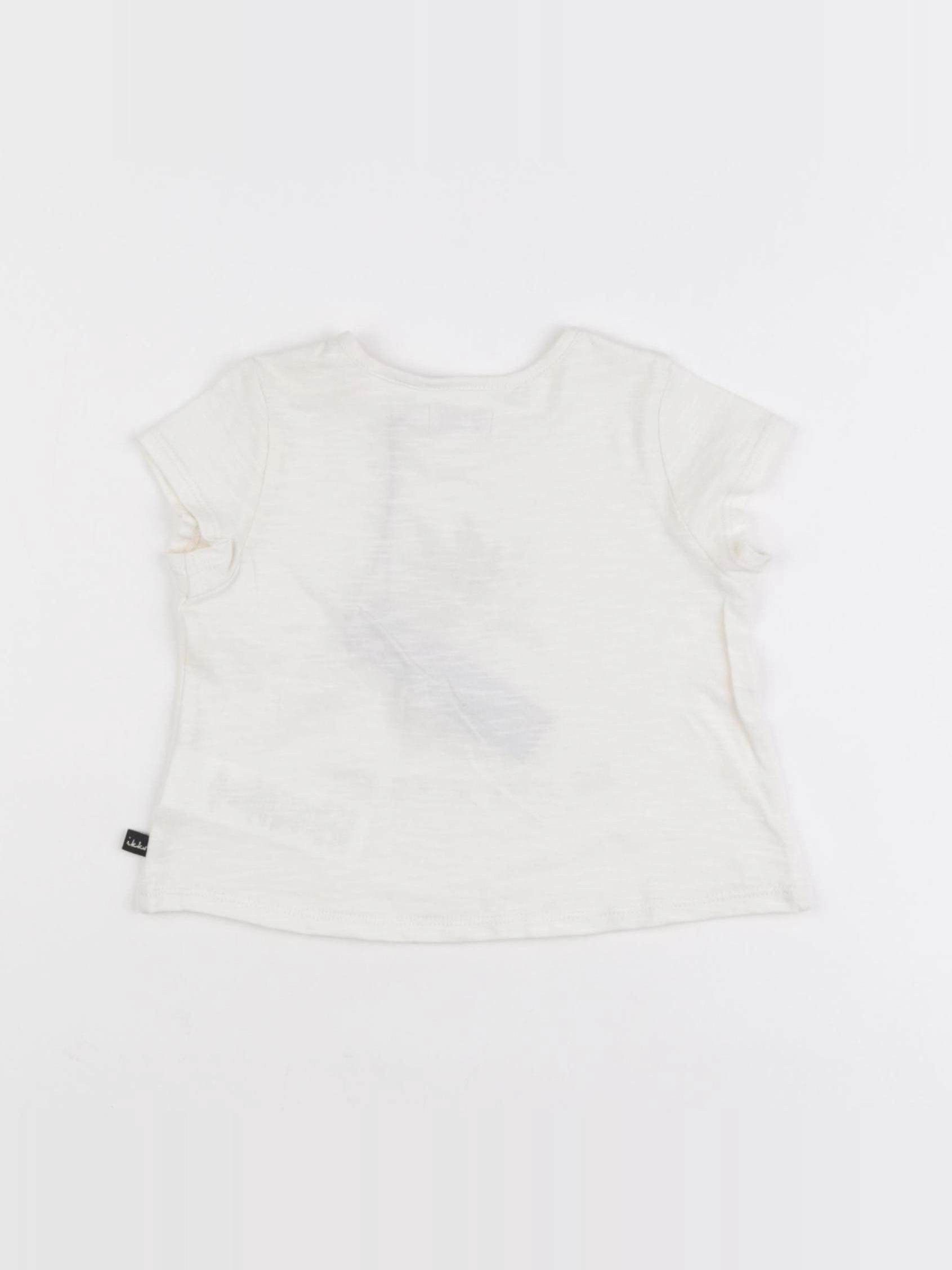 IKKS - tee-shirt beige - 12 mois