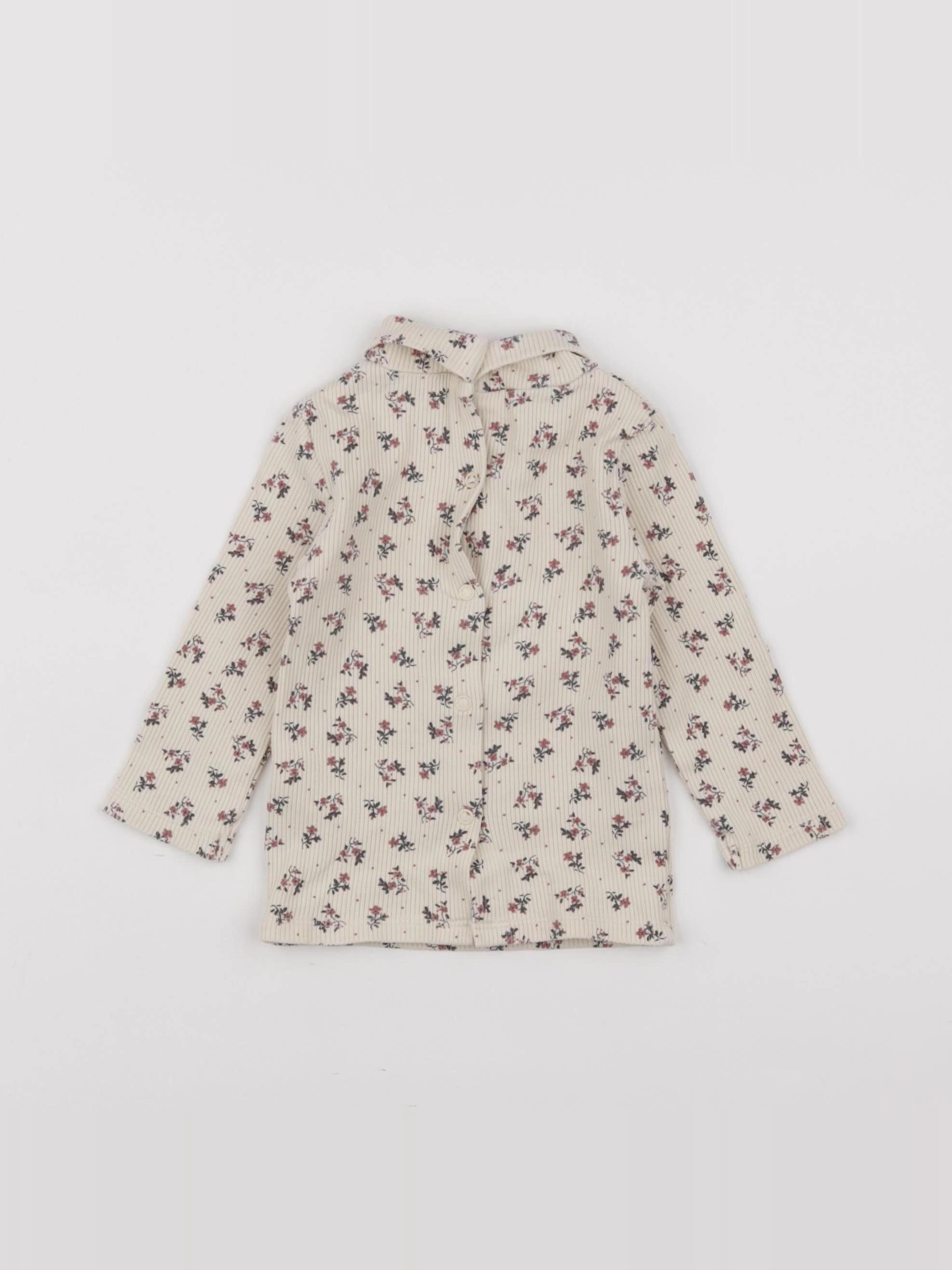 Vertbaudet - sous-pull beige - 9 mois