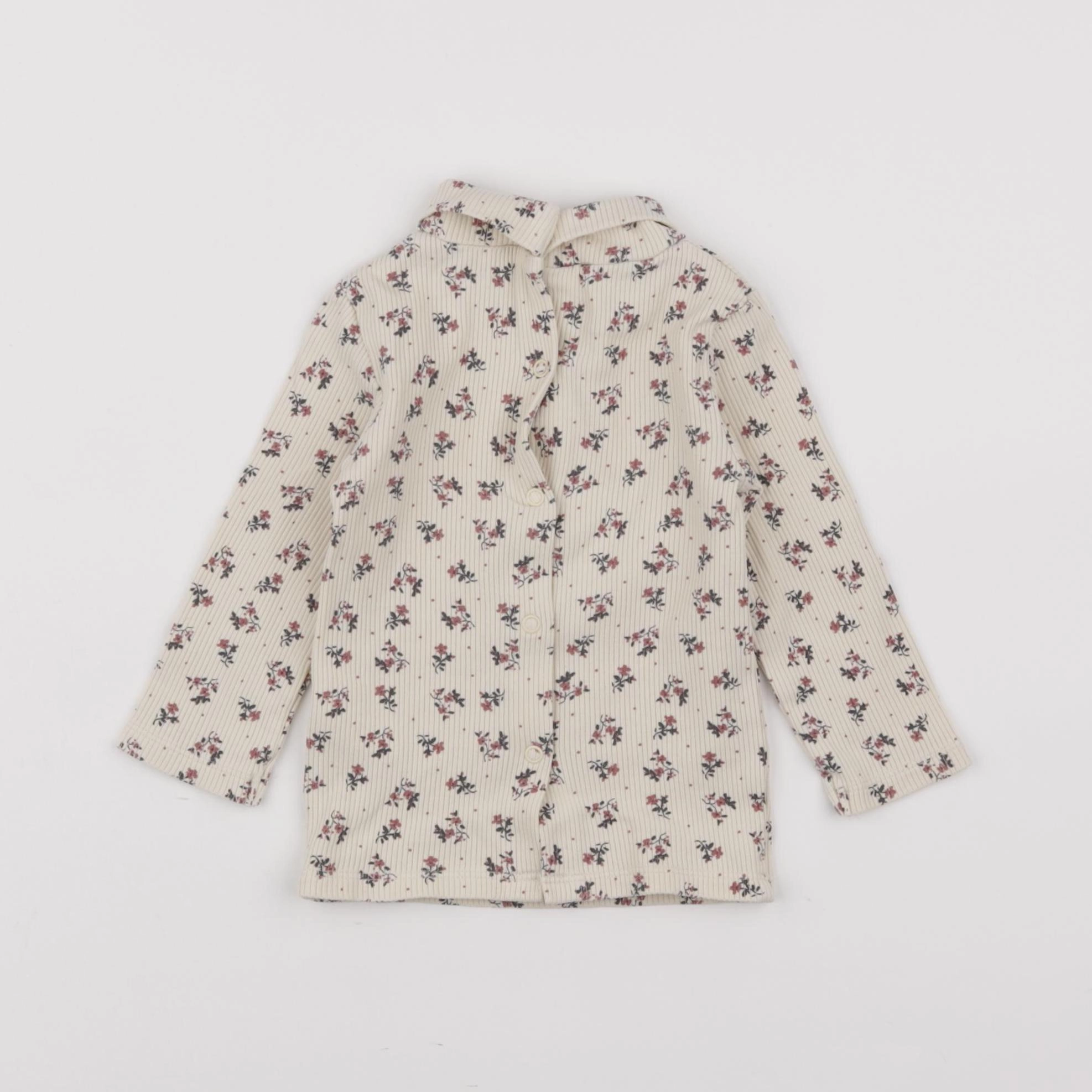 Vertbaudet - sous-pull beige - 9 mois