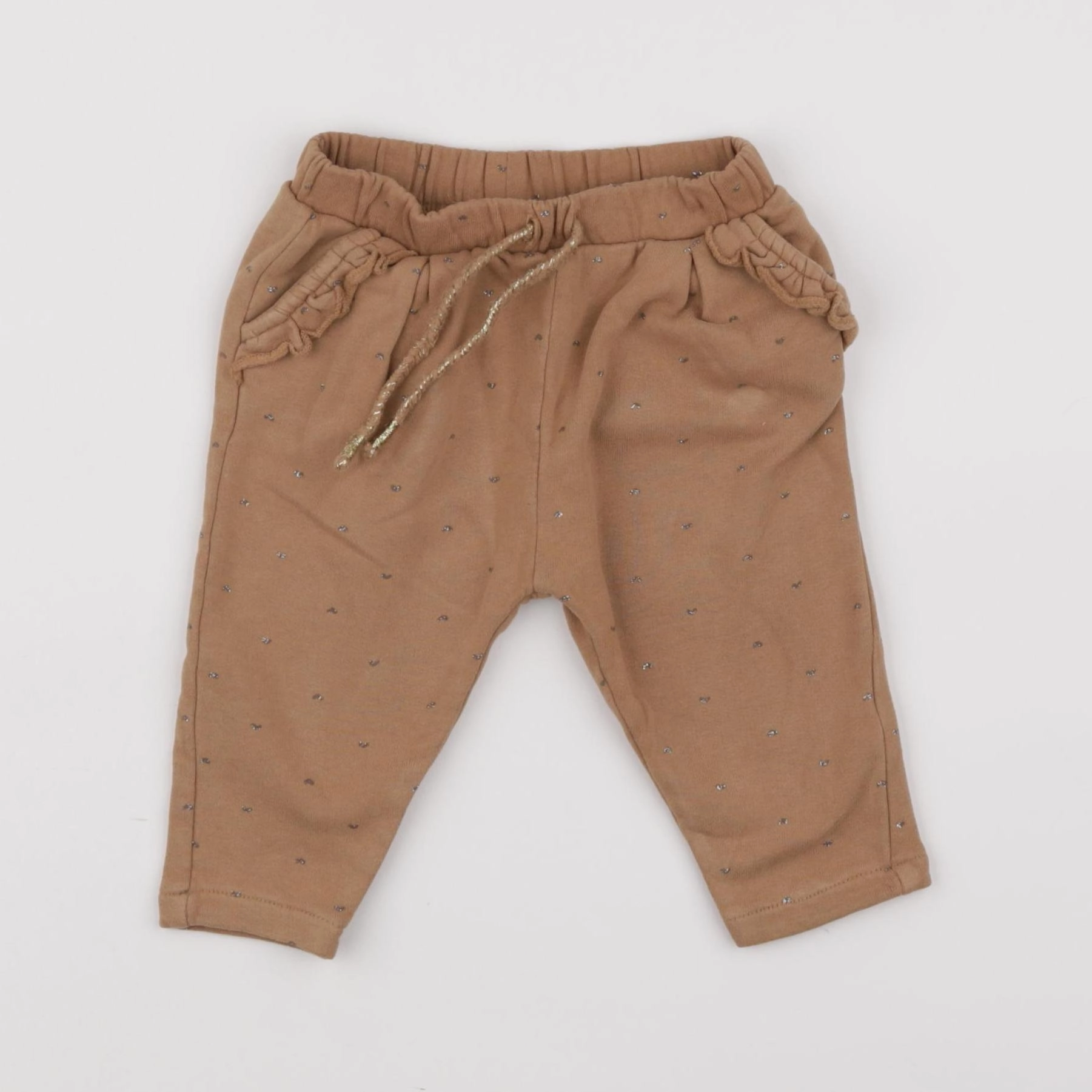 Vertbaudet - pantalon marron - 9 mois