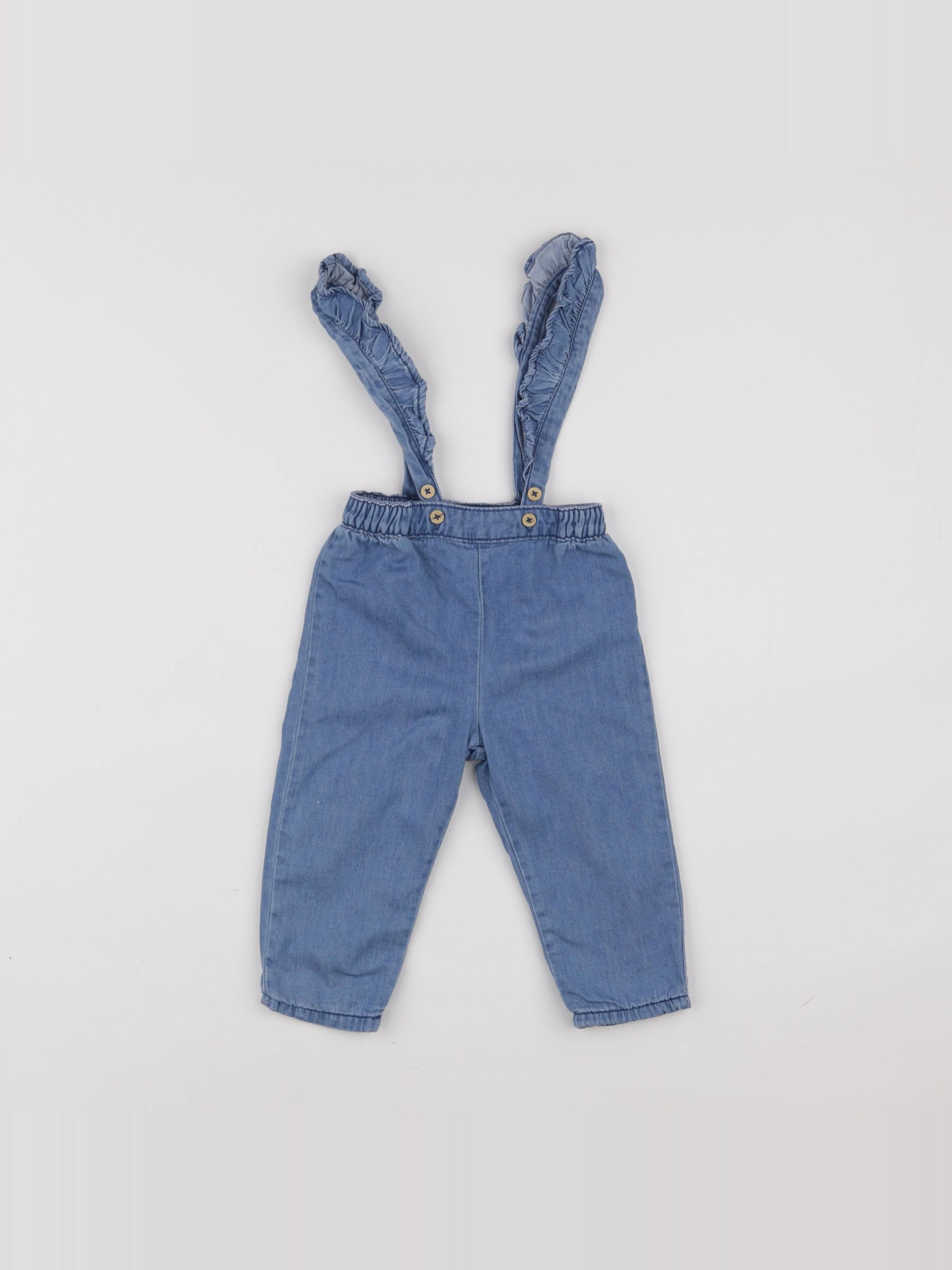 Boutchou - pantalon bleu - 9 mois