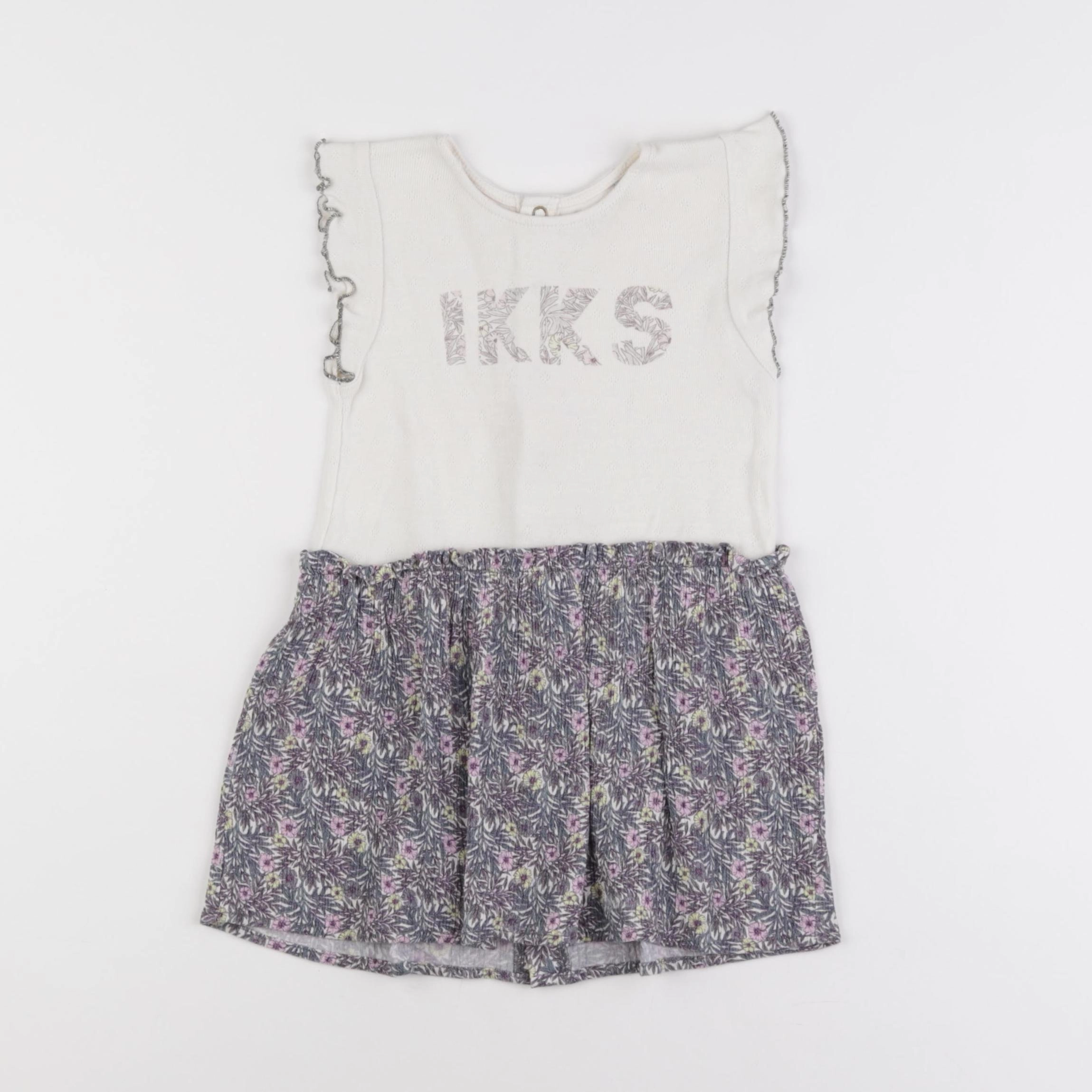 IKKS - robe violet - 2 ans