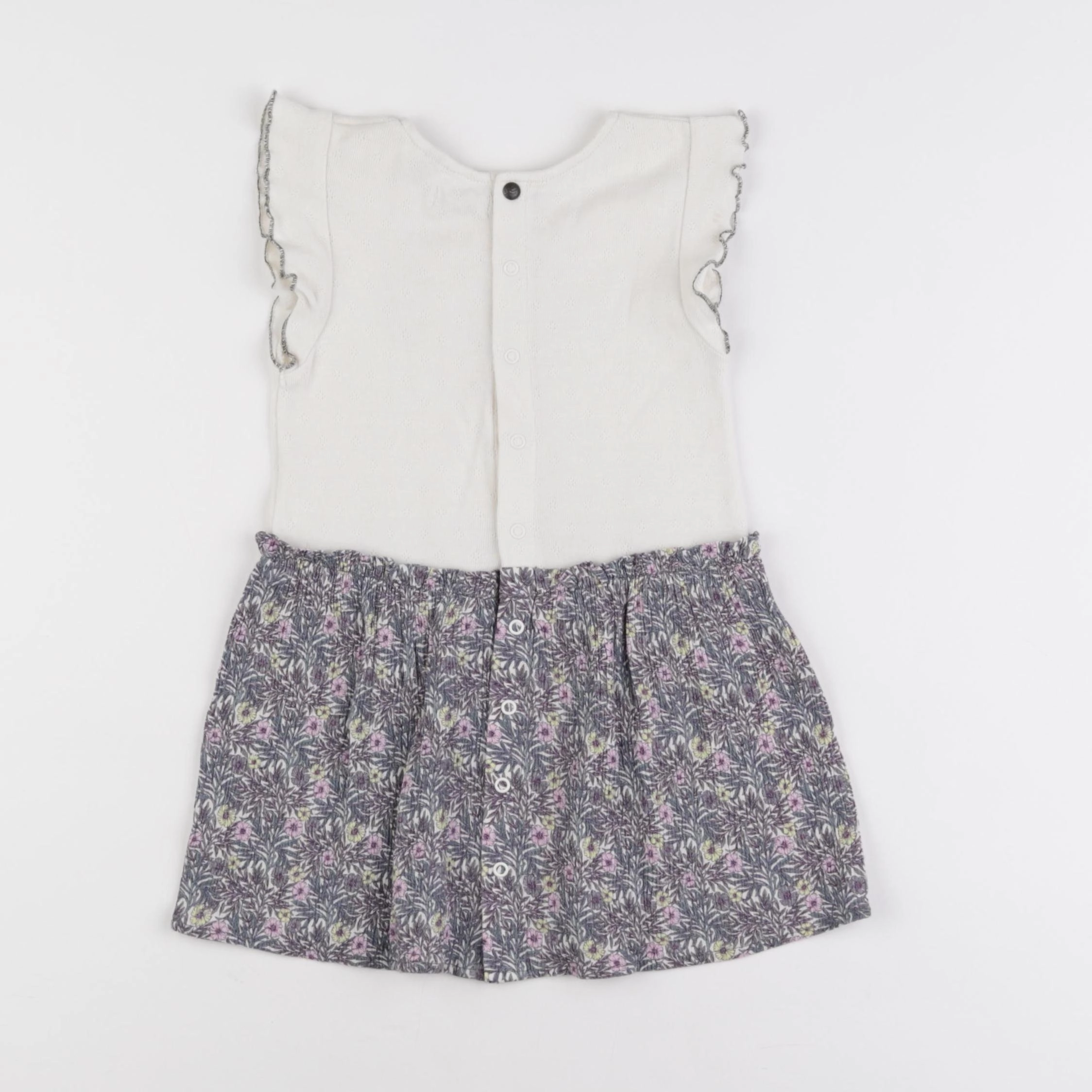 IKKS - robe violet - 2 ans