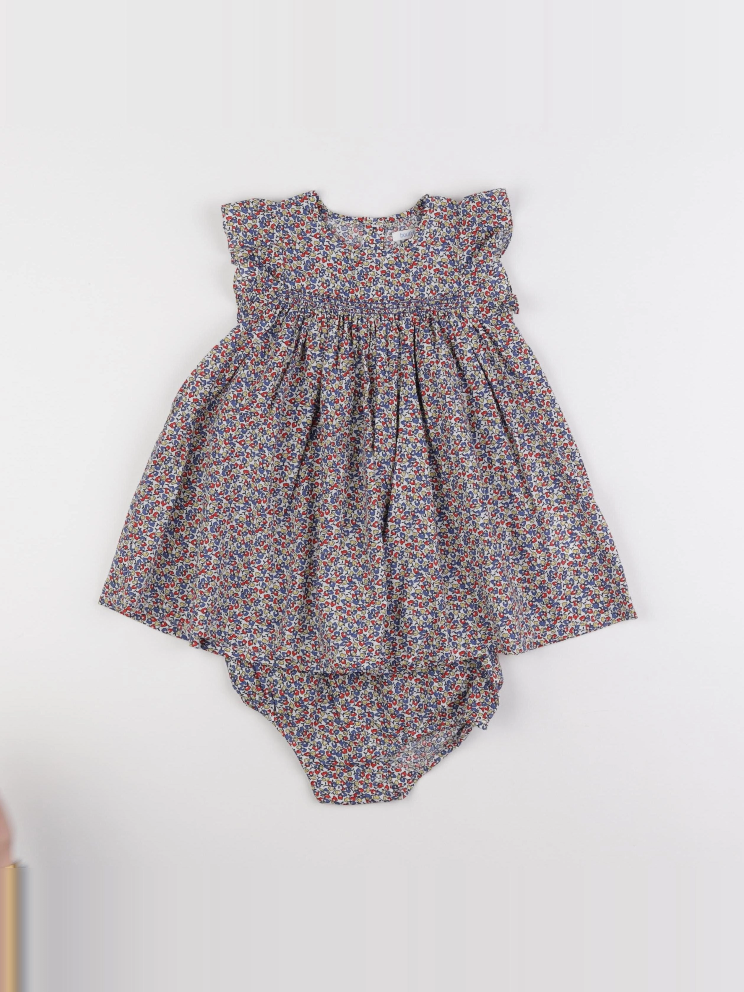 Boutchou - robe multicolore - 12 mois