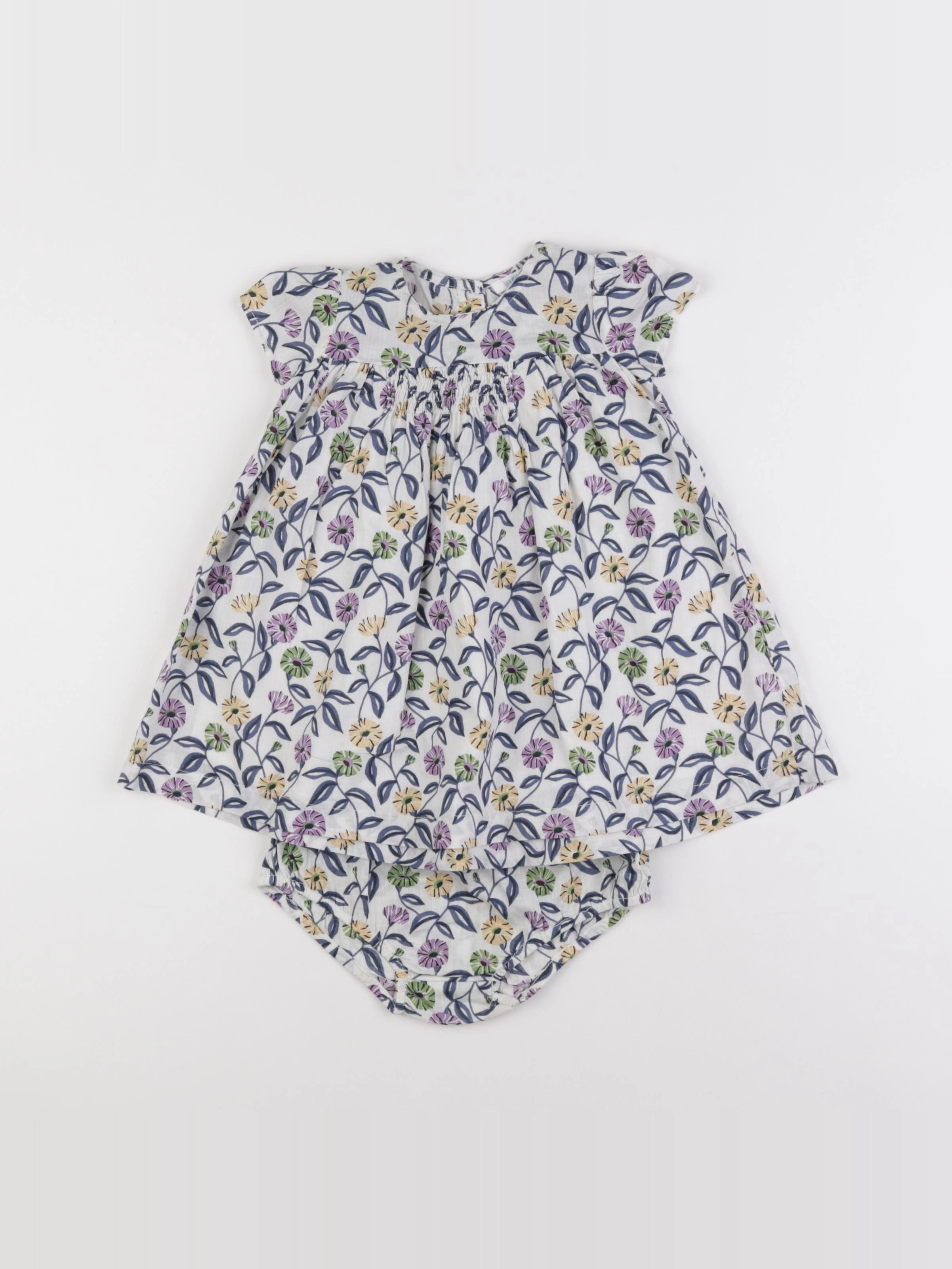 Boutchou - robe multicolore - 6 mois