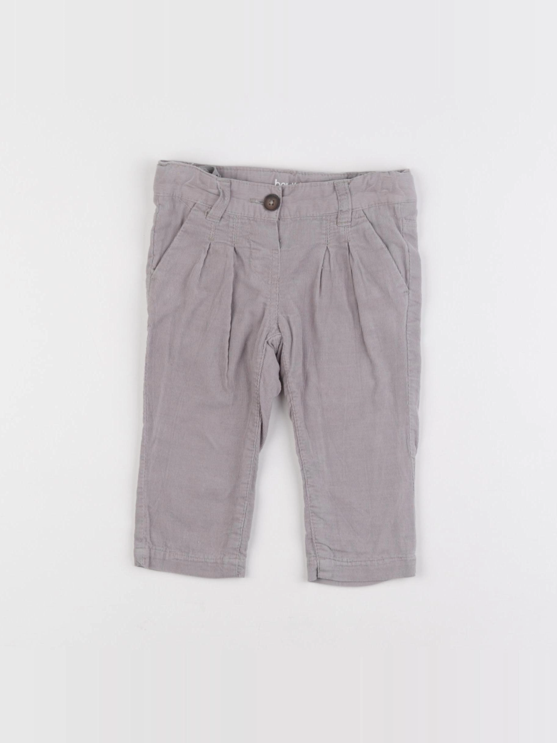Boutchou - pantalon gris - 6 mois