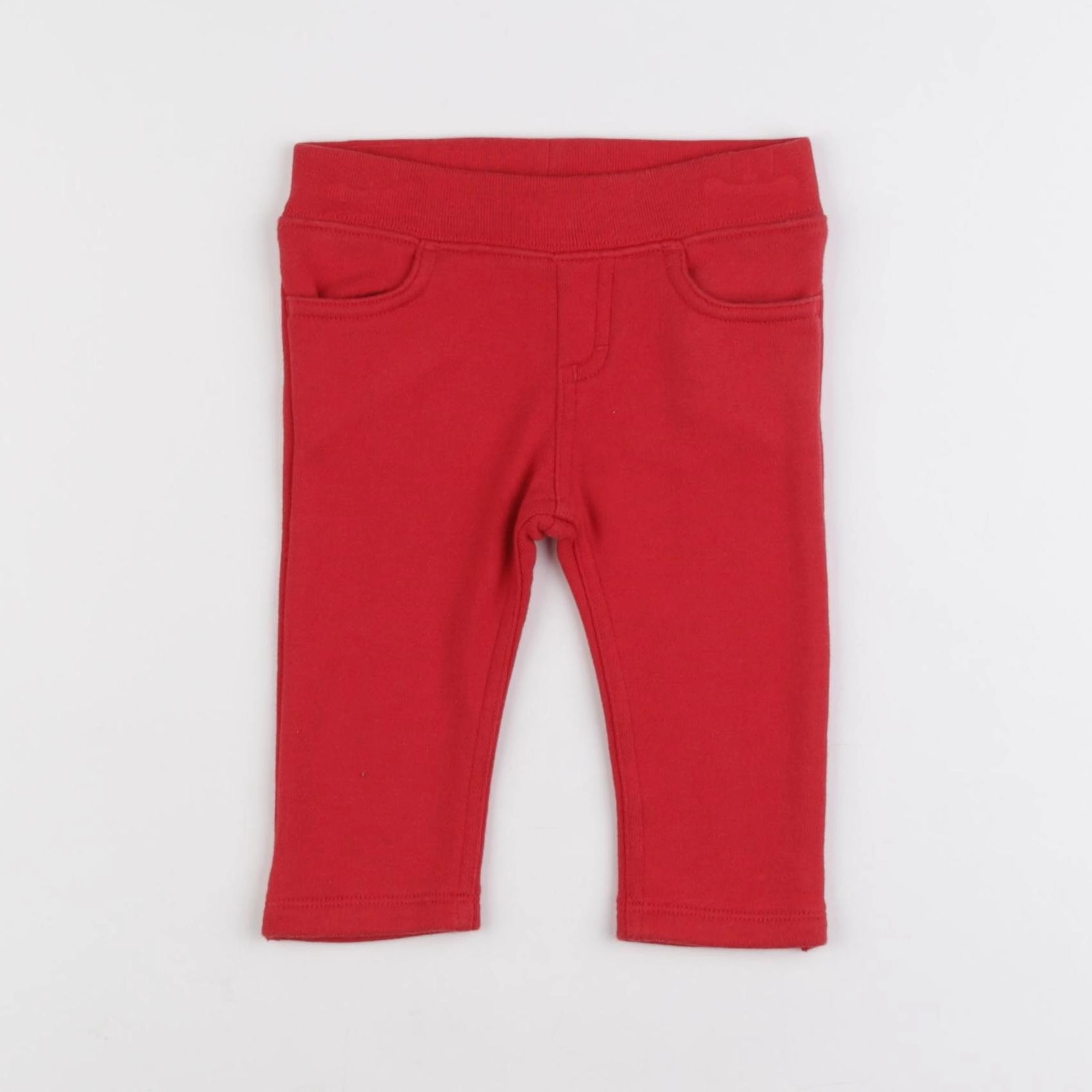 Petit Bateau - pantalon rouge - 3 mois