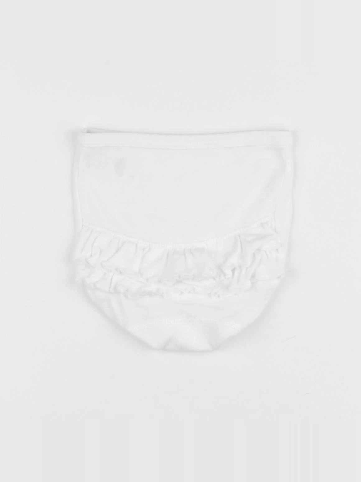 Petit Bateau - bloomer blanc - 3 mois