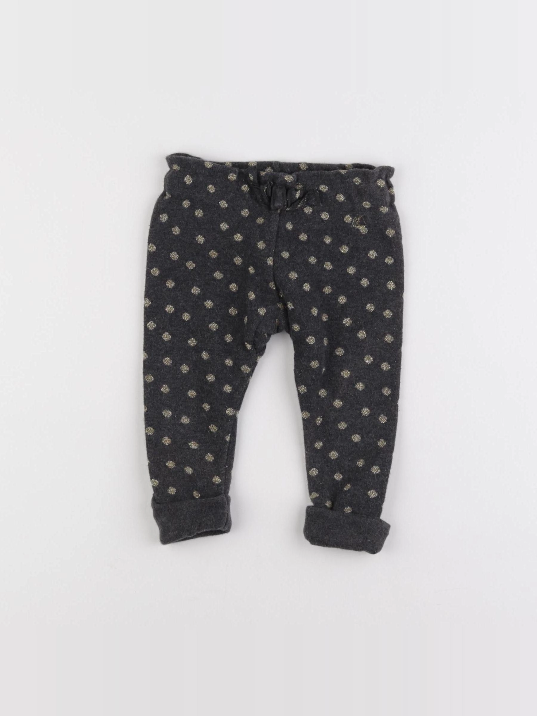 Petit Bateau - legging gris - 6 mois