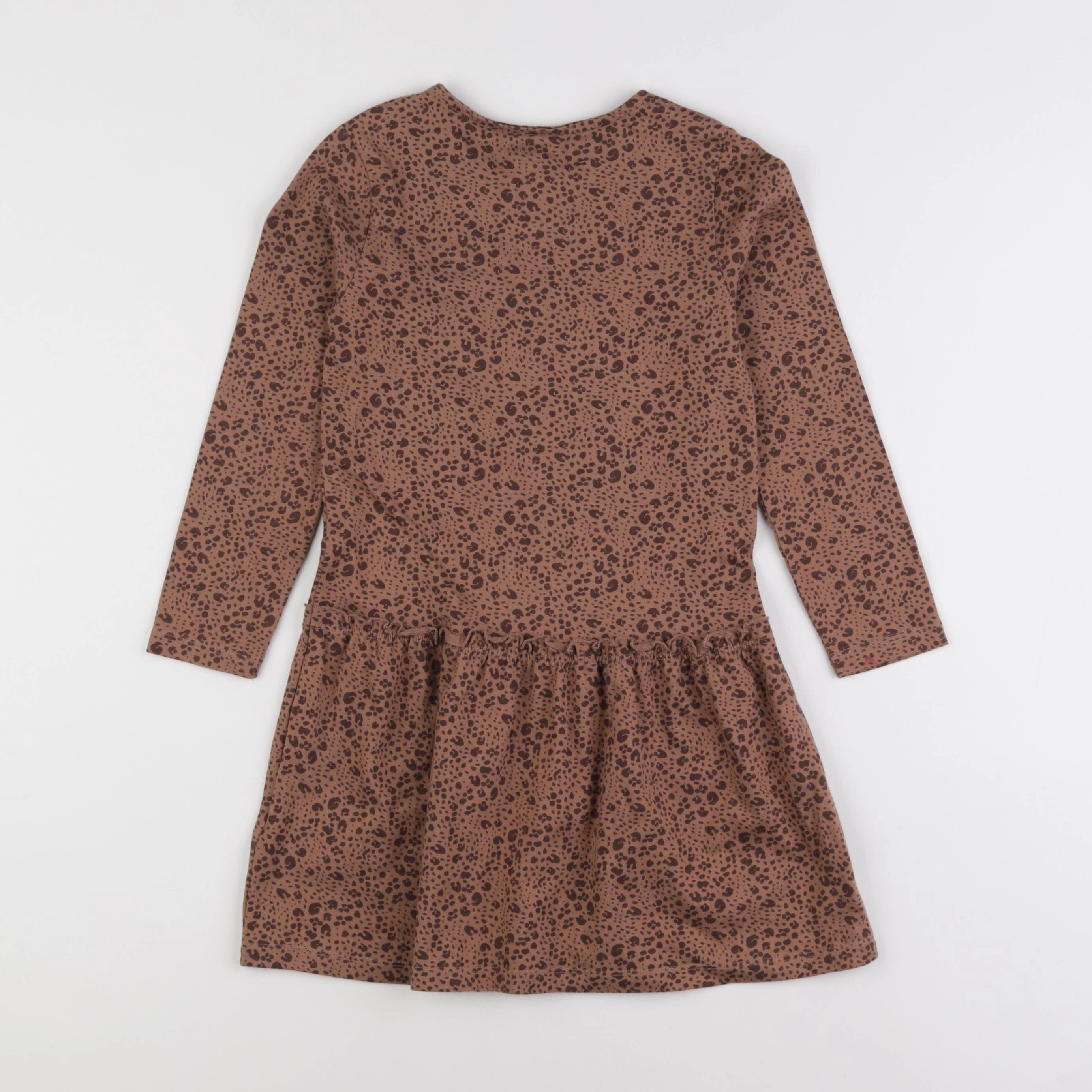 Vertbaudet - robe marron - 6 ans