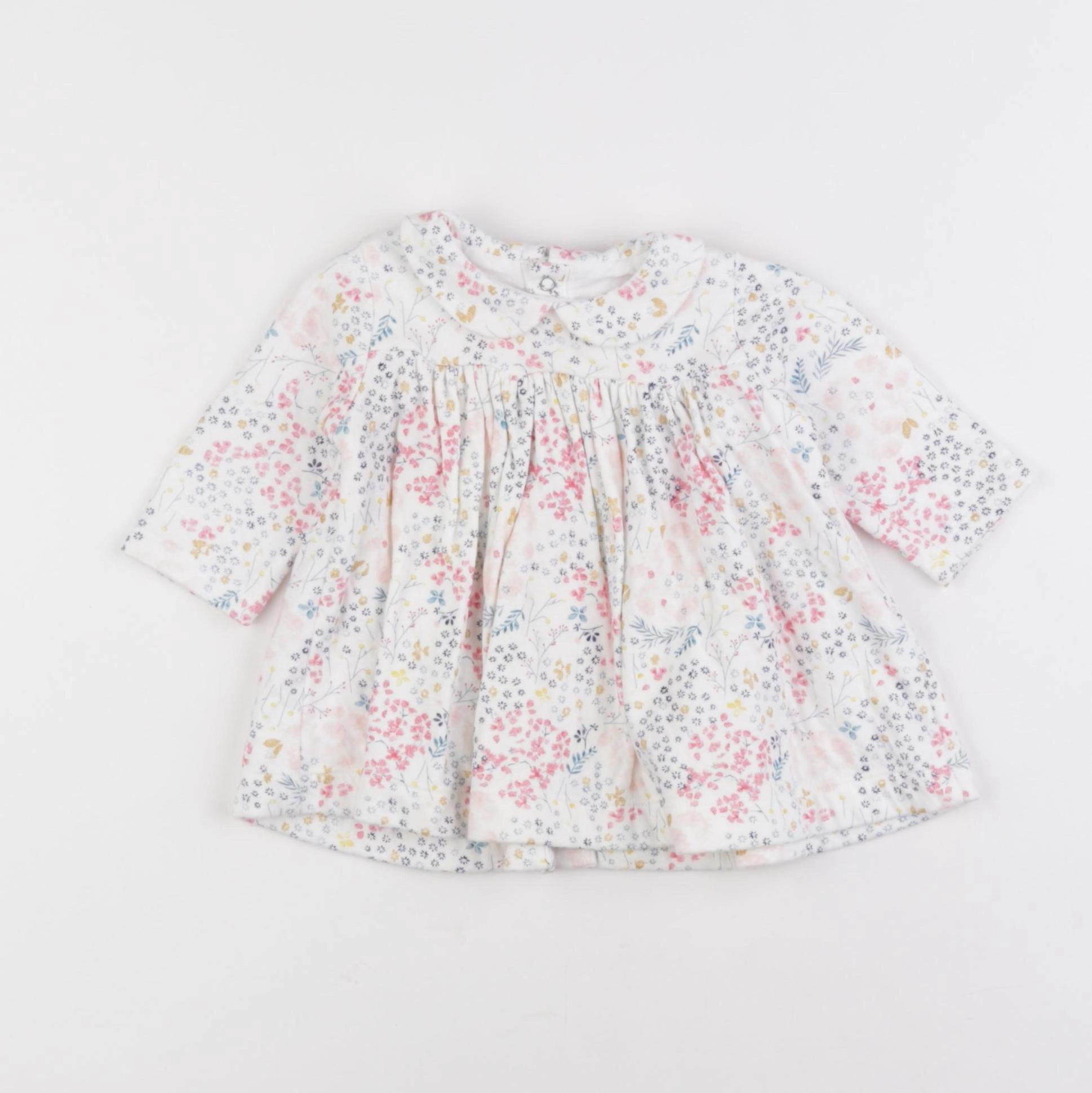 Petit Bateau - robe multicolore - 3 mois