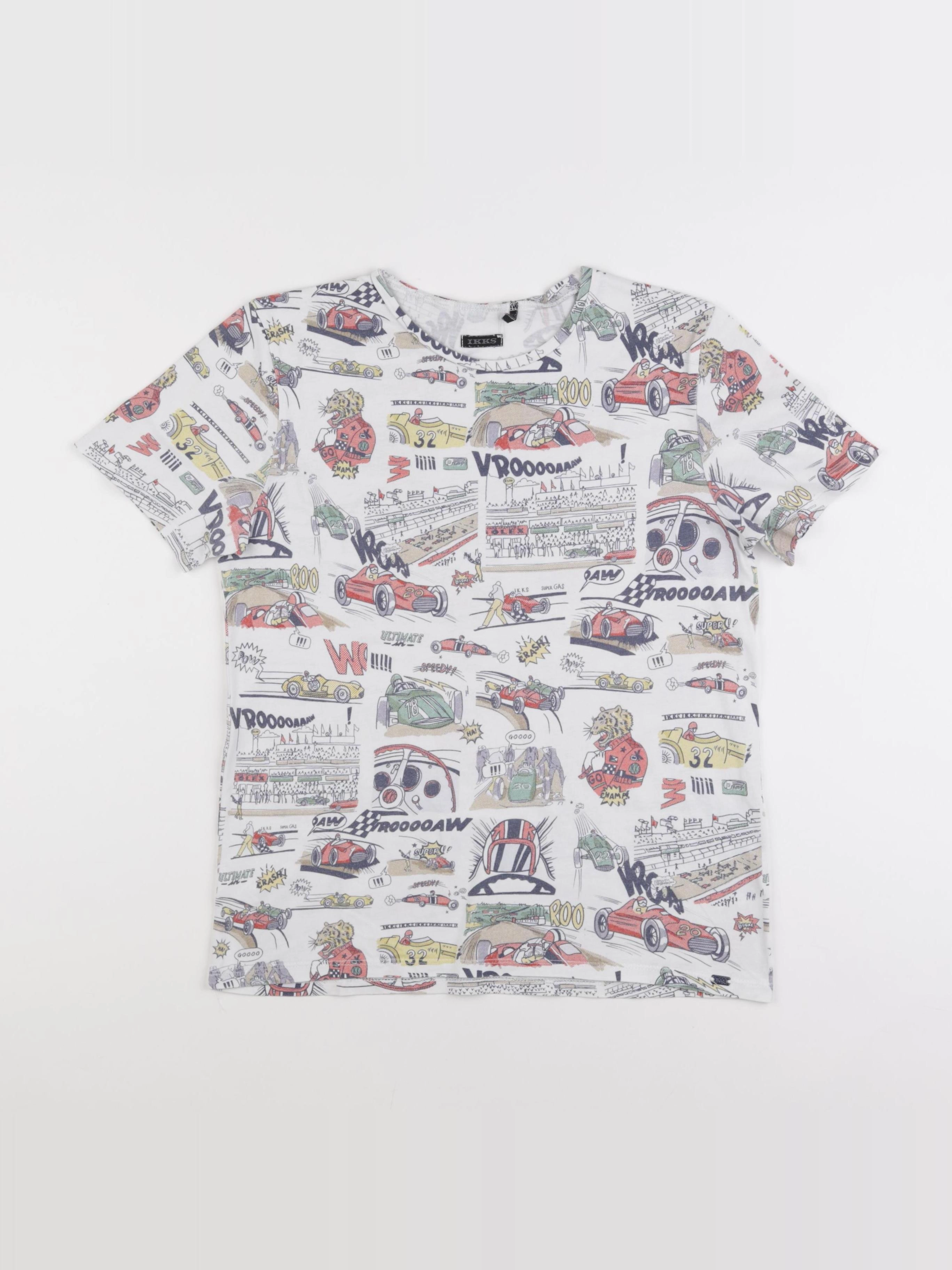 IKKS - tee-shirt multicolore - 14 ans
