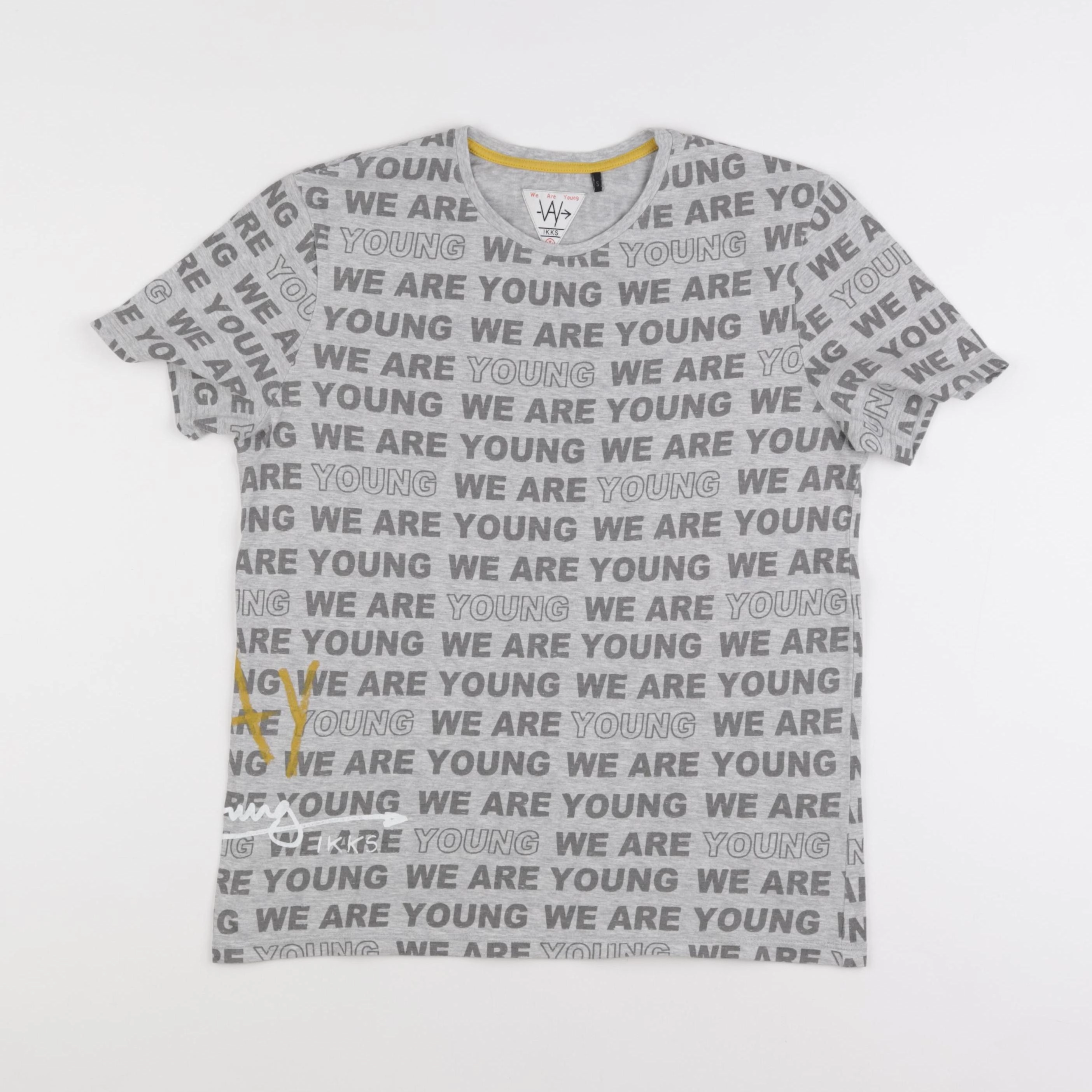 IKKS - tee-shirt gris - 14 ans