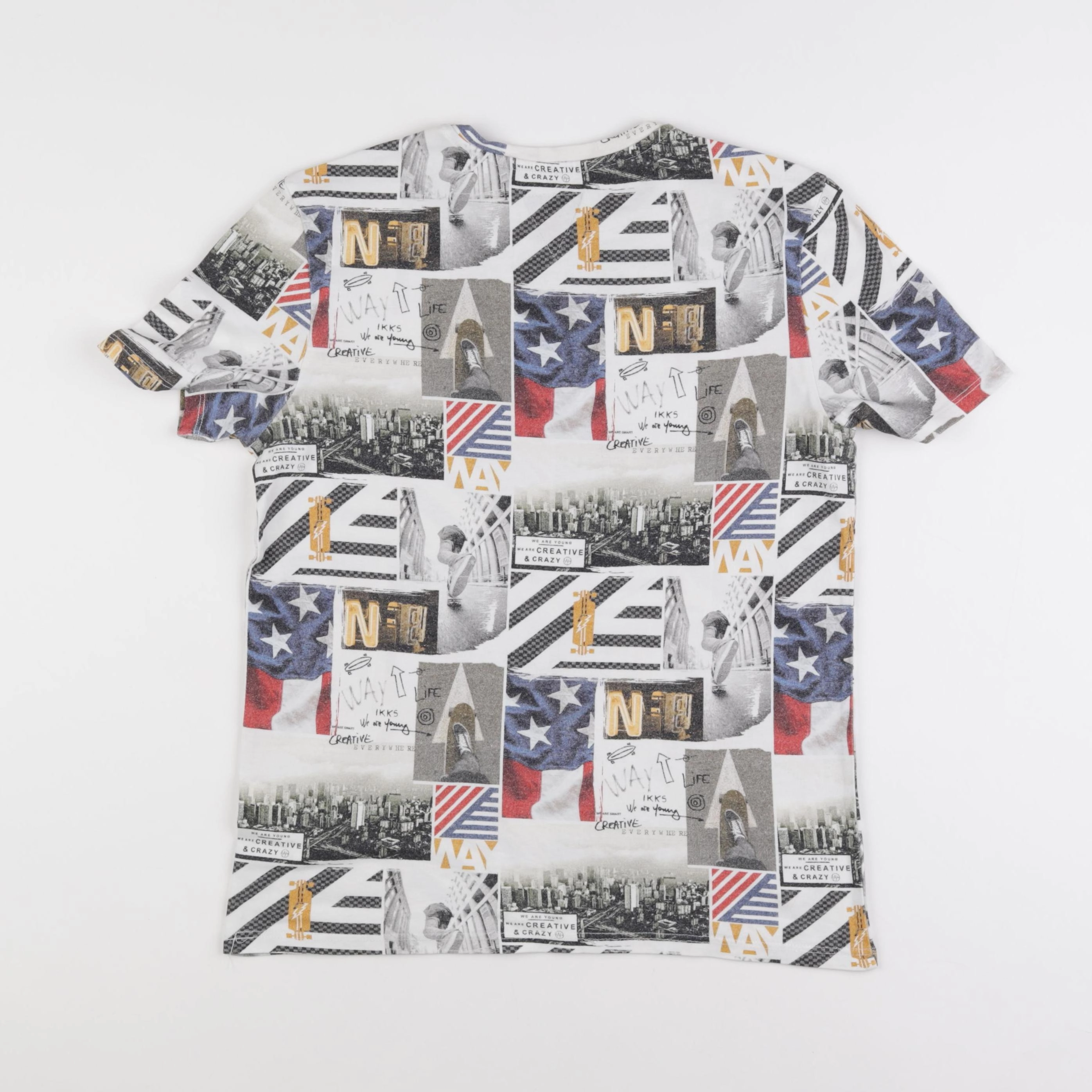 IKKS - tee-shirt multicolore - 14 ans