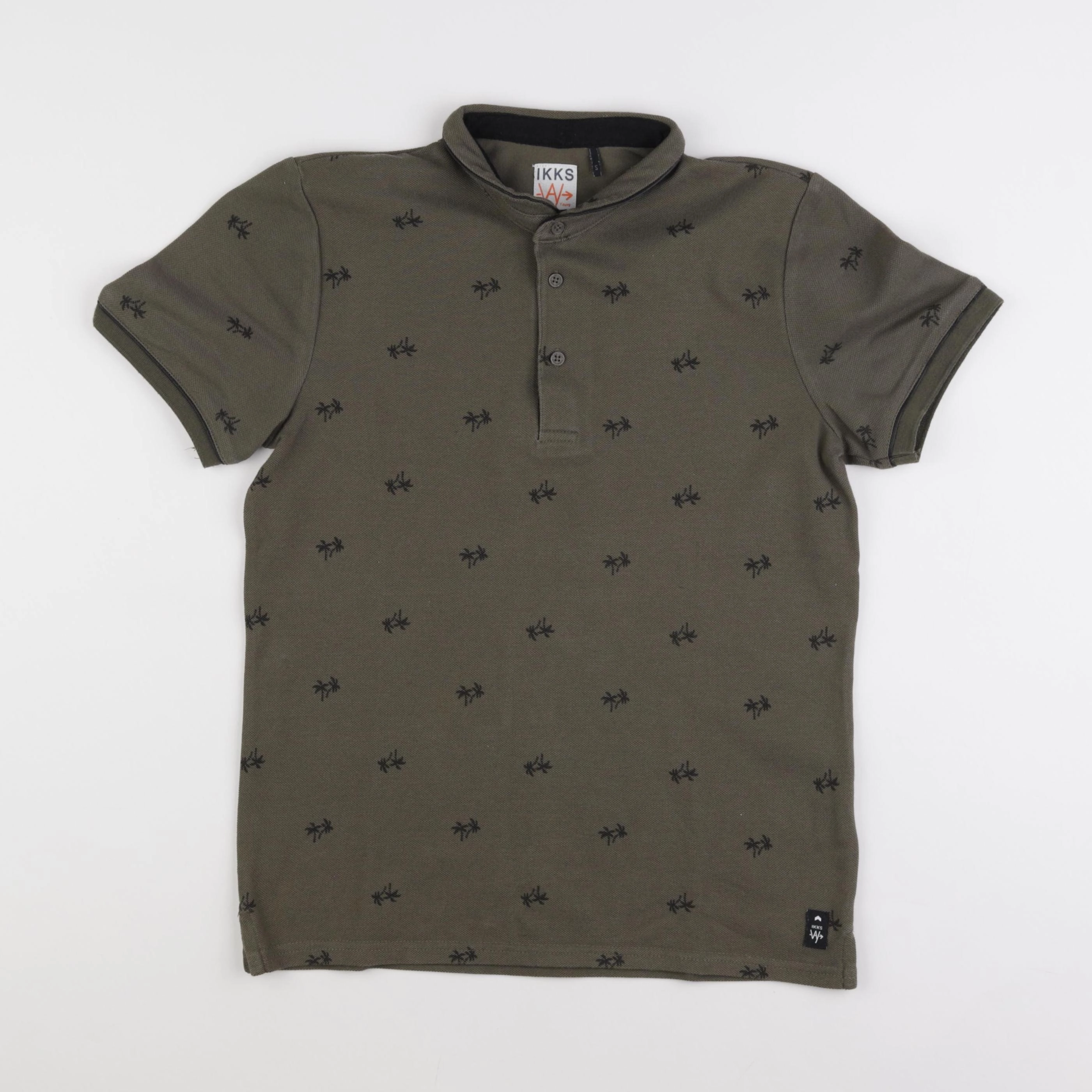 IKKS - polo vert - 14 ans