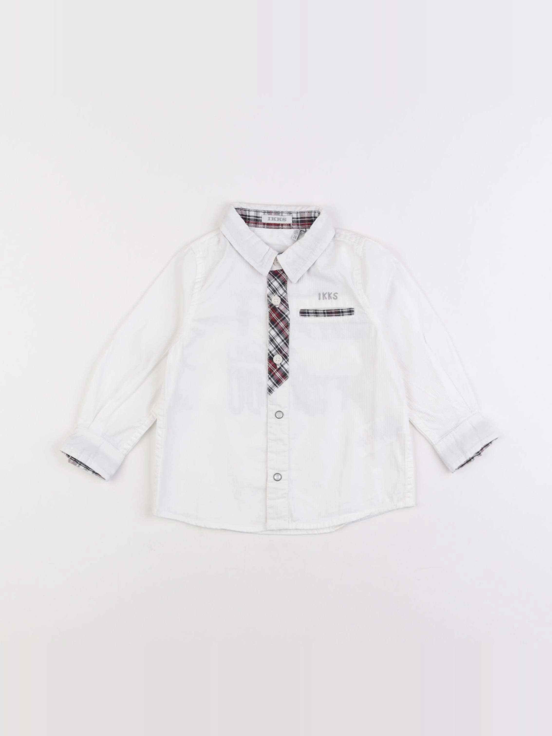 IKKS - chemise blanc - 12 mois