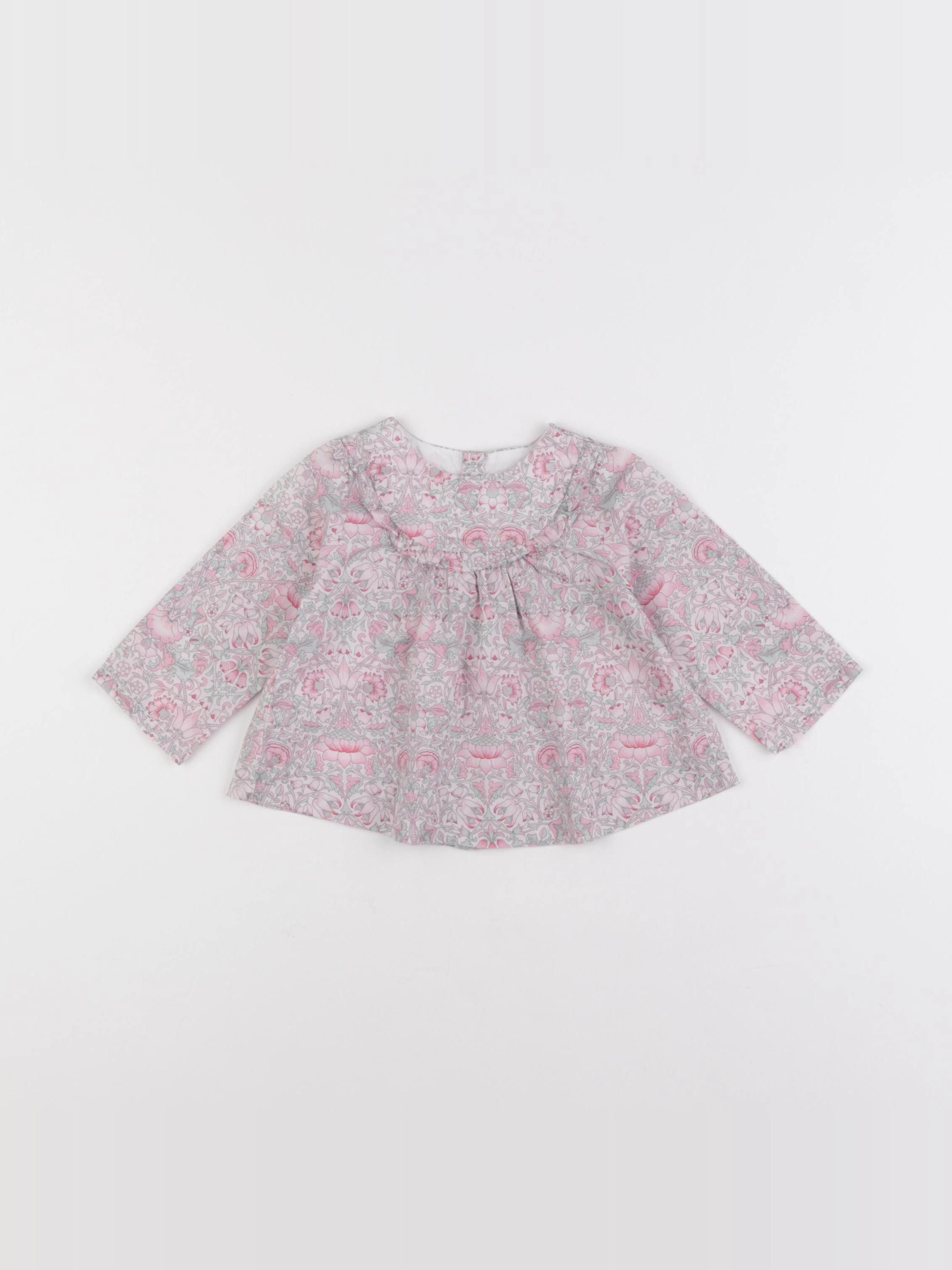 Jacadi - blouse rose - 6 mois