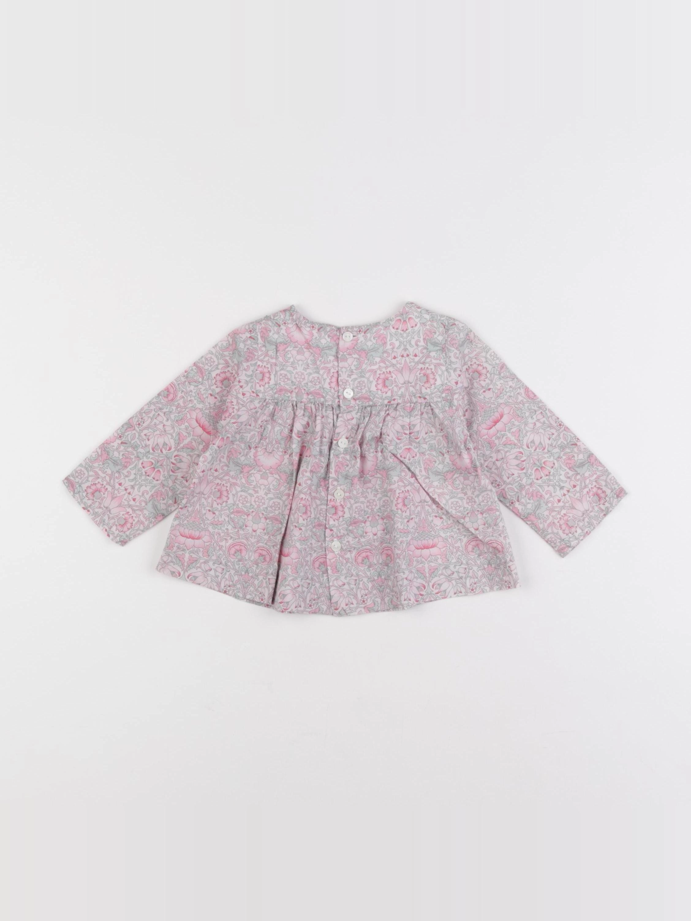 Jacadi - blouse rose - 6 mois