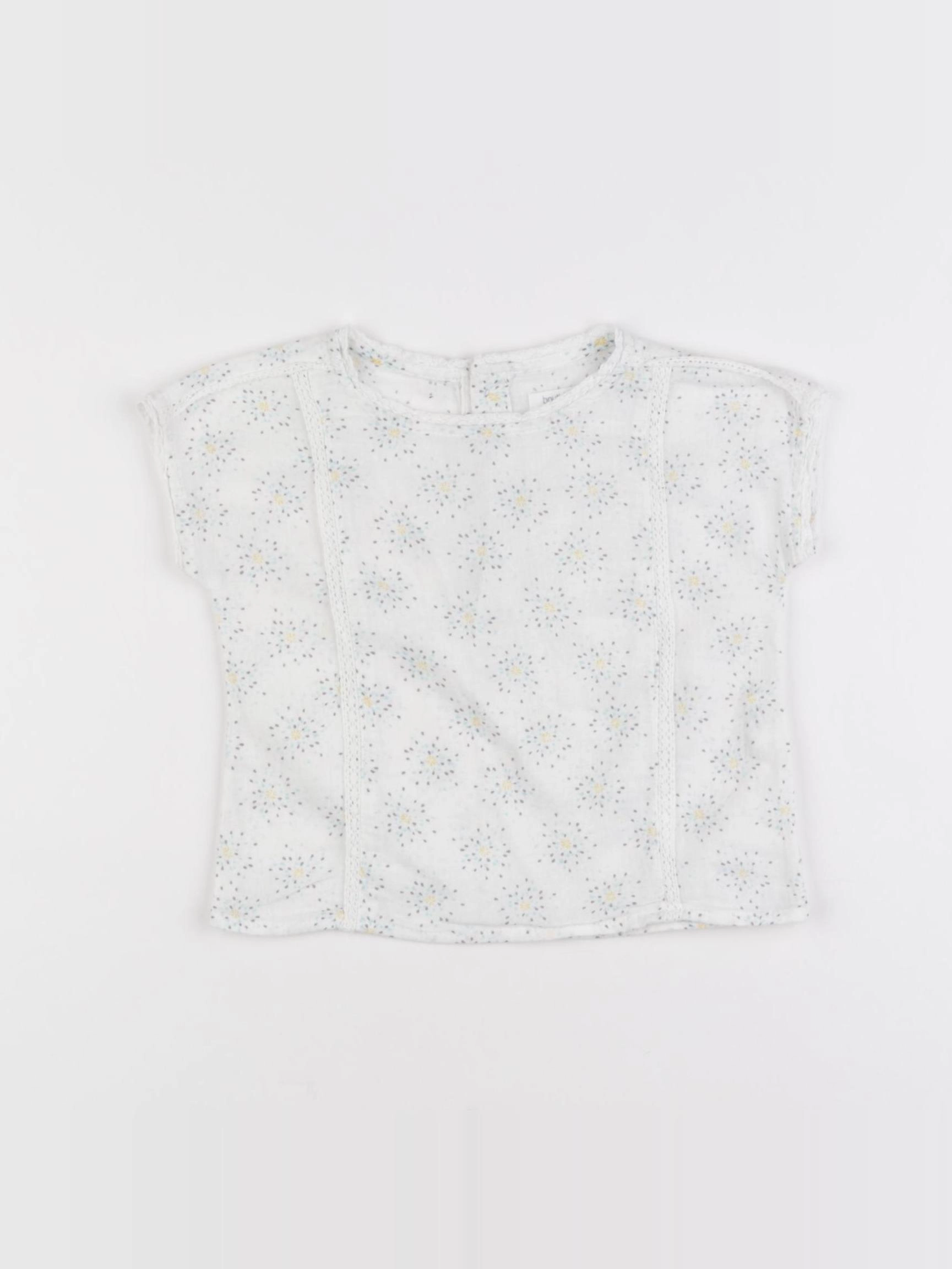 Boutchou - blouse blanc - 12 mois