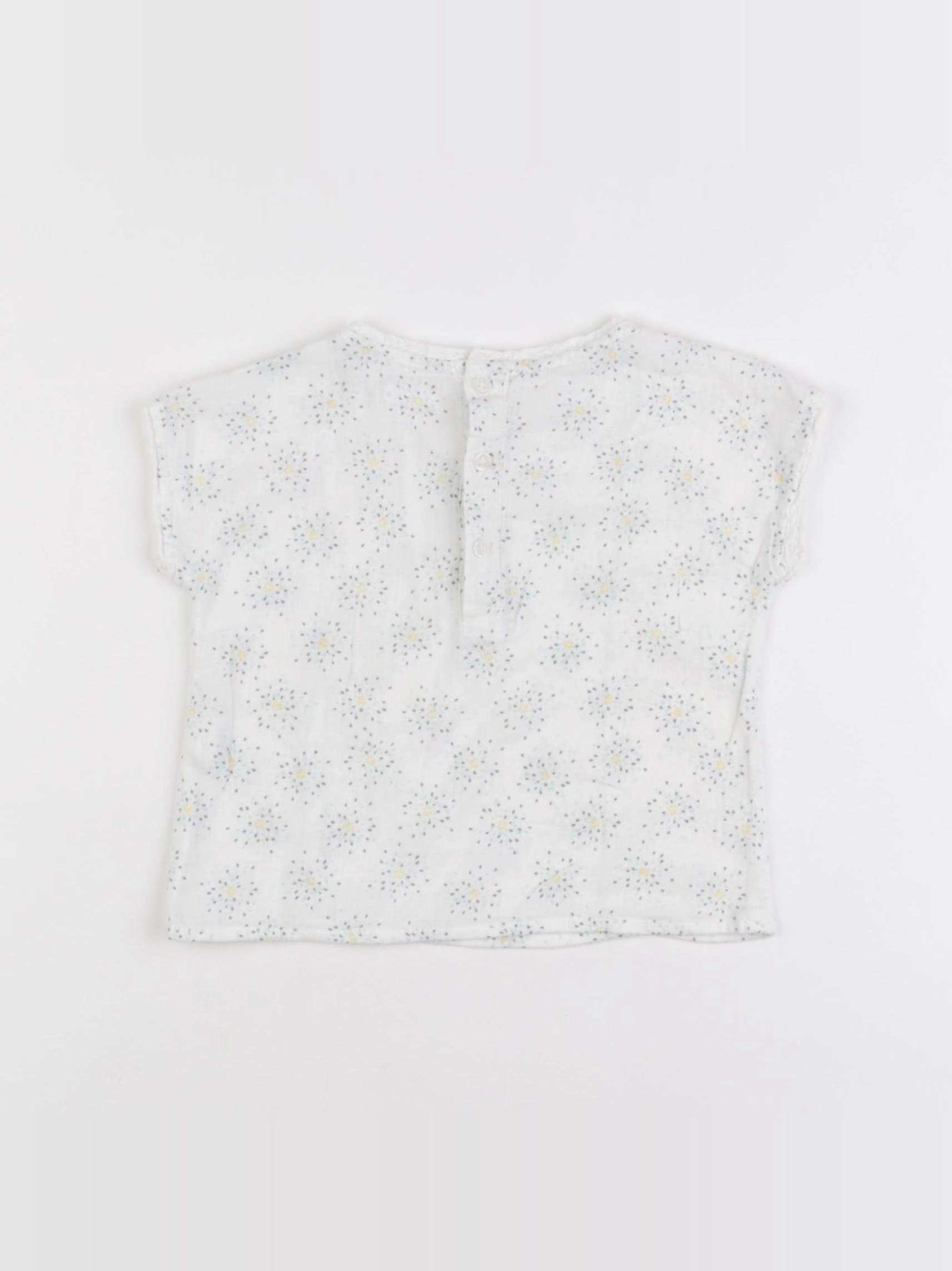 Boutchou - blouse blanc - 12 mois