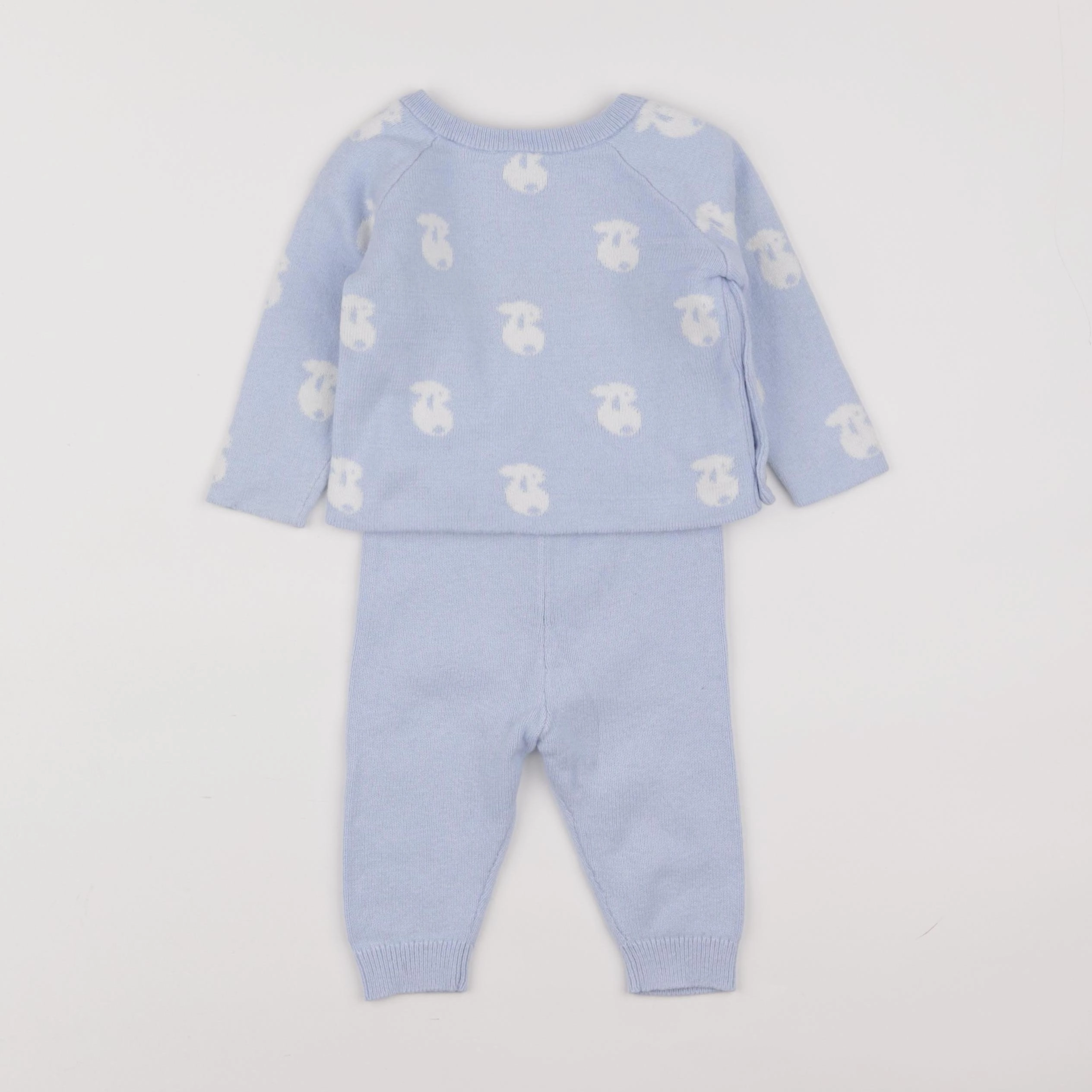 Jacadi - ensemble bleu - 6 mois