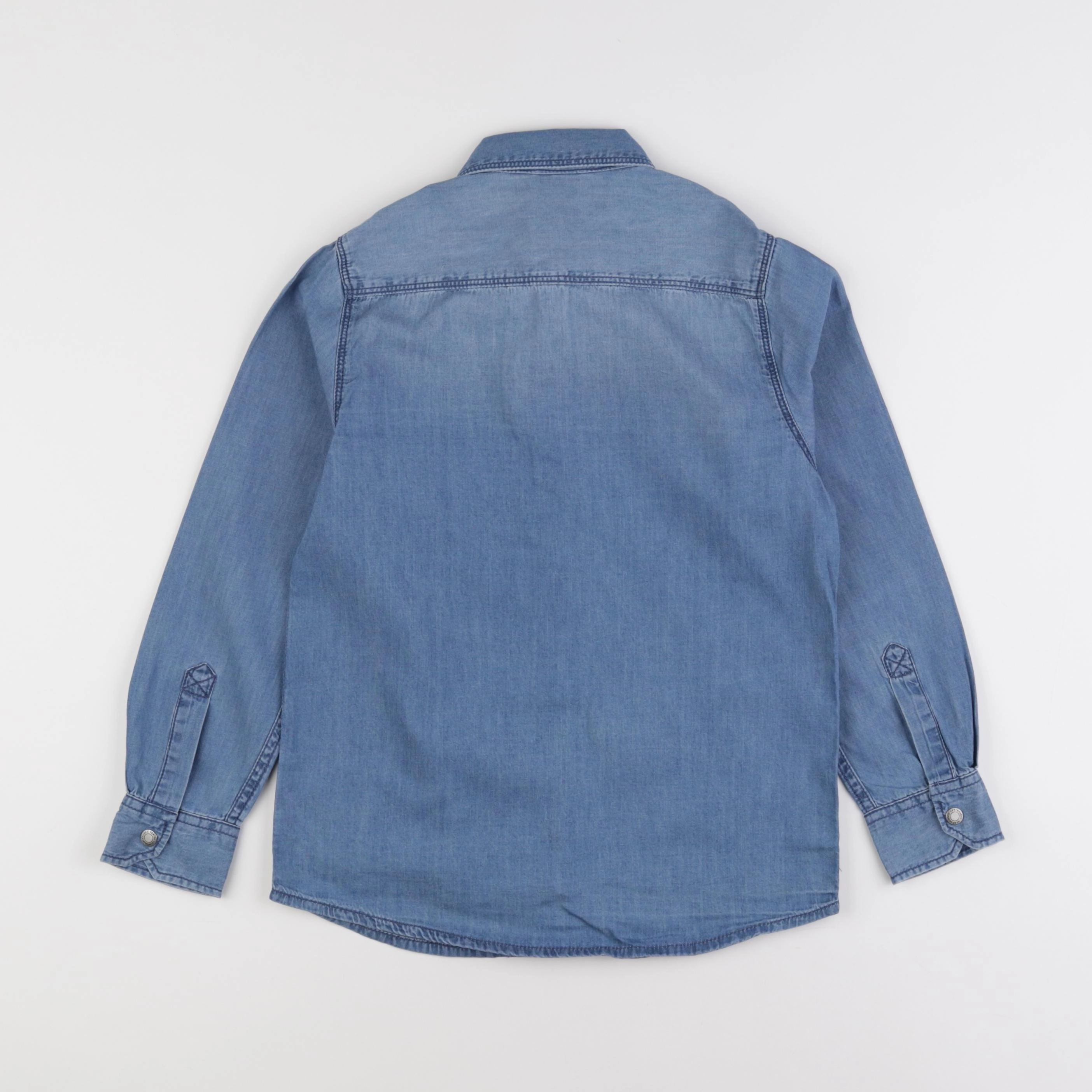 Vertbaudet - chemise bleu - 10 ans