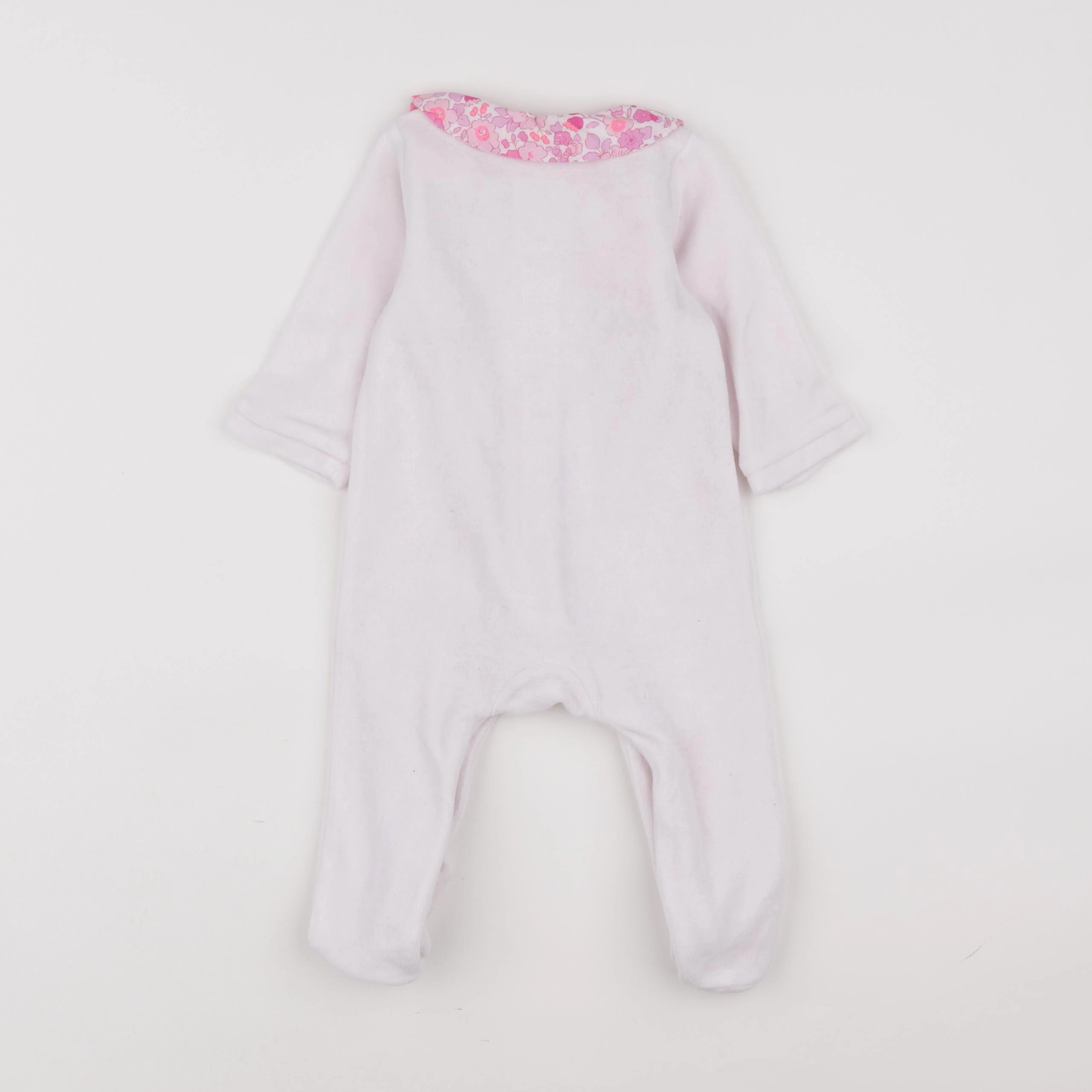 Jacadi - pyjama velours rose - 6 mois