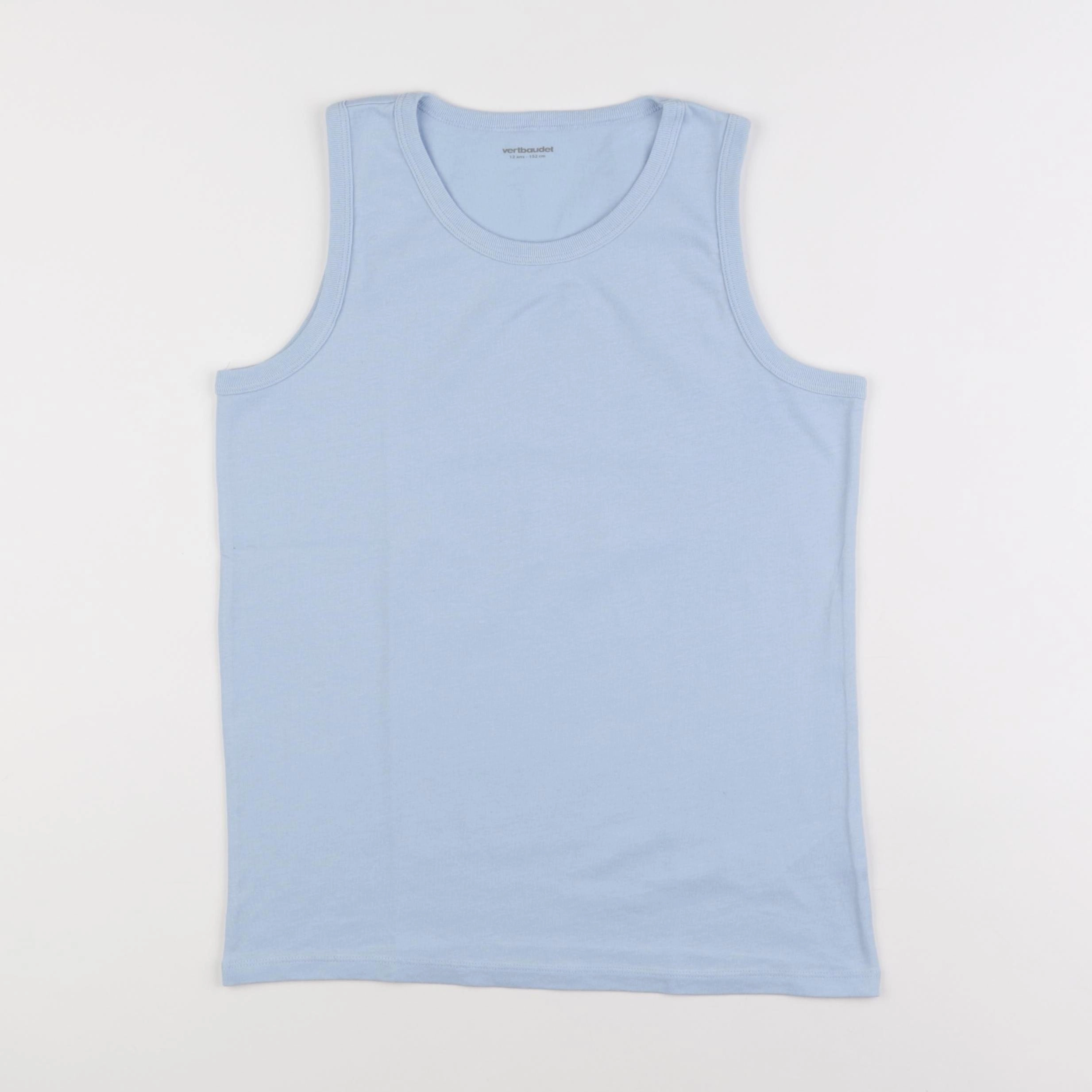 Vertbaudet - maillot de corps bleu - 12 ans