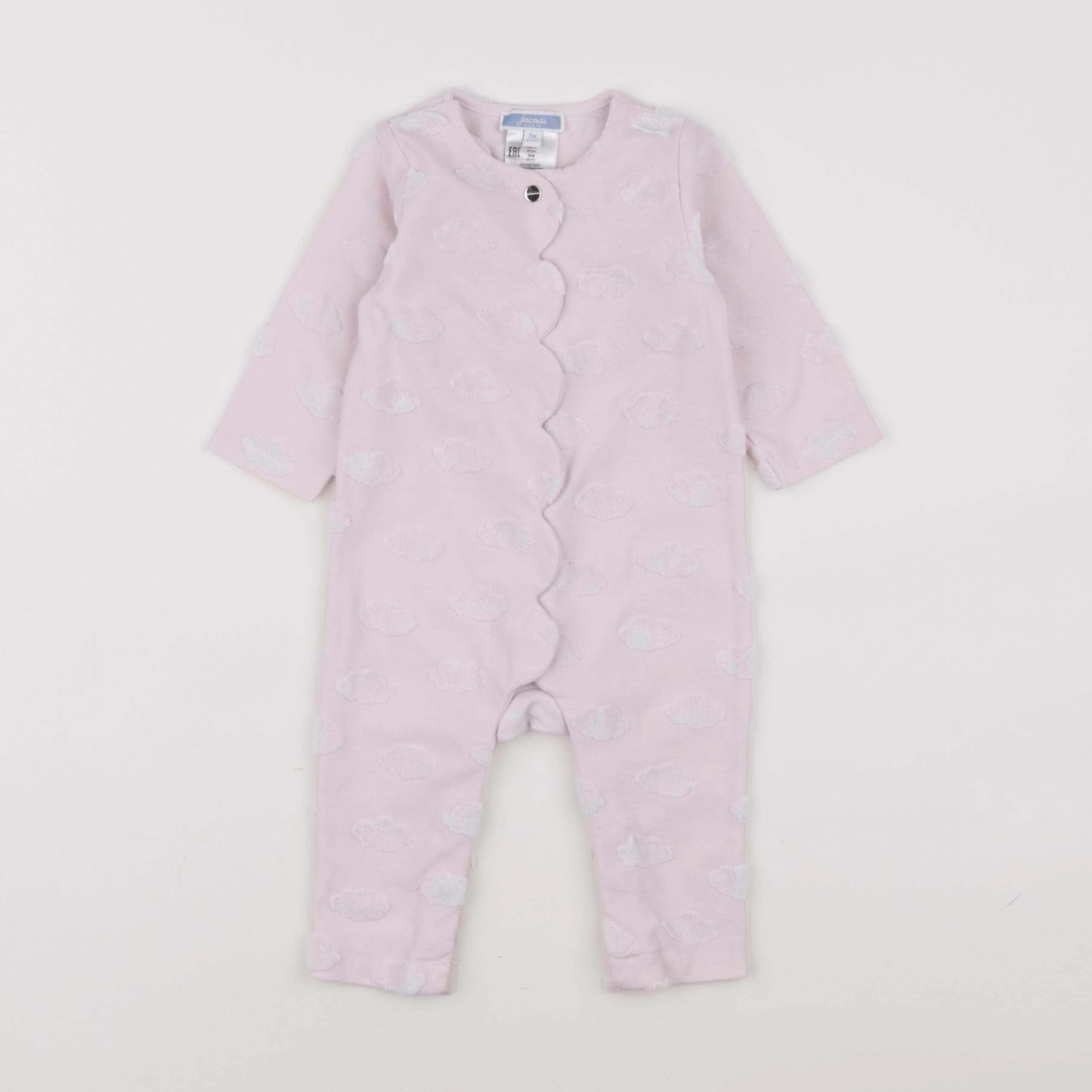 Jacadi - pyjama coton rose - 6 mois