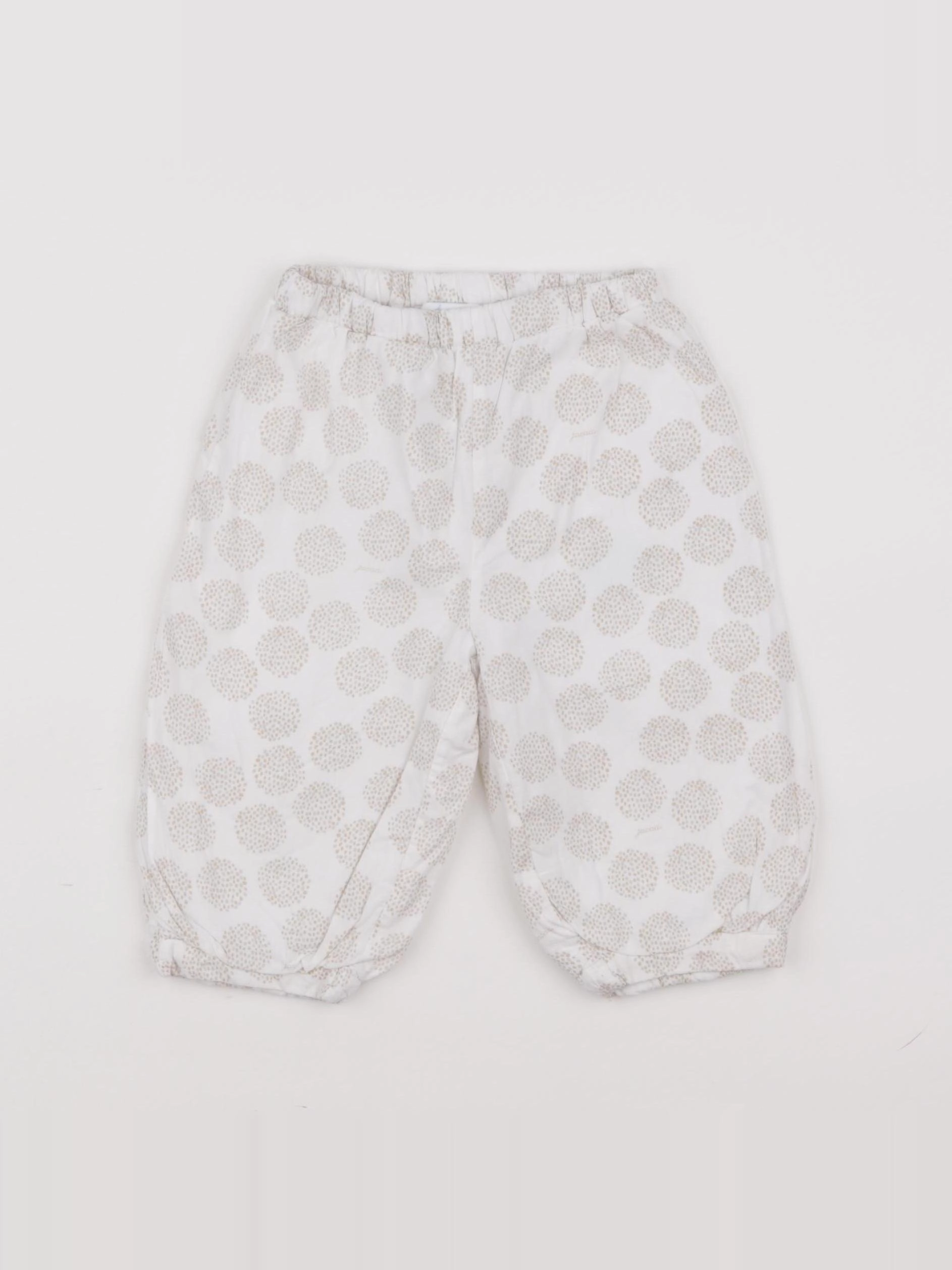 Jacadi - pantalon blanc, beige - 12 mois