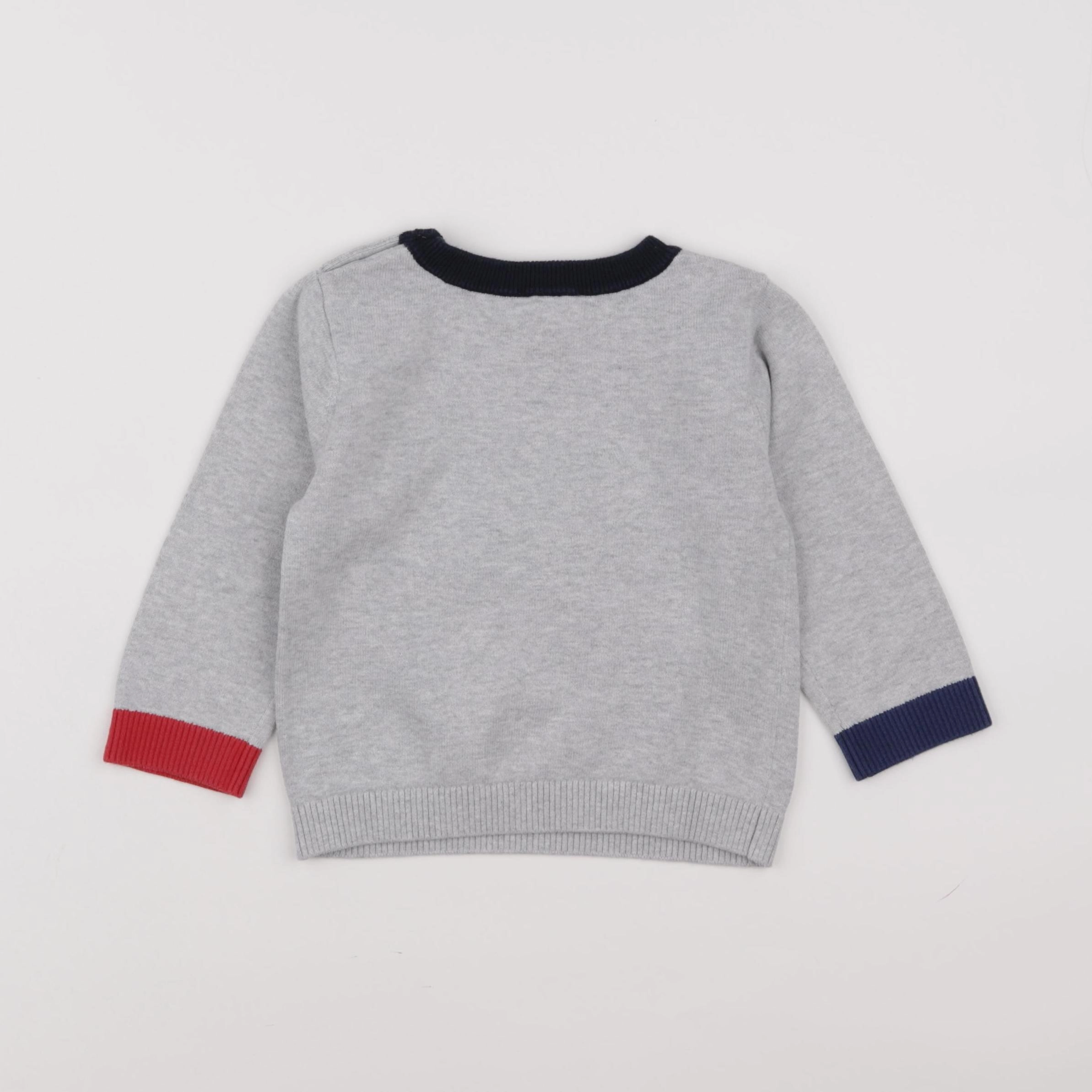 Jacadi - pull gris - 3 ans