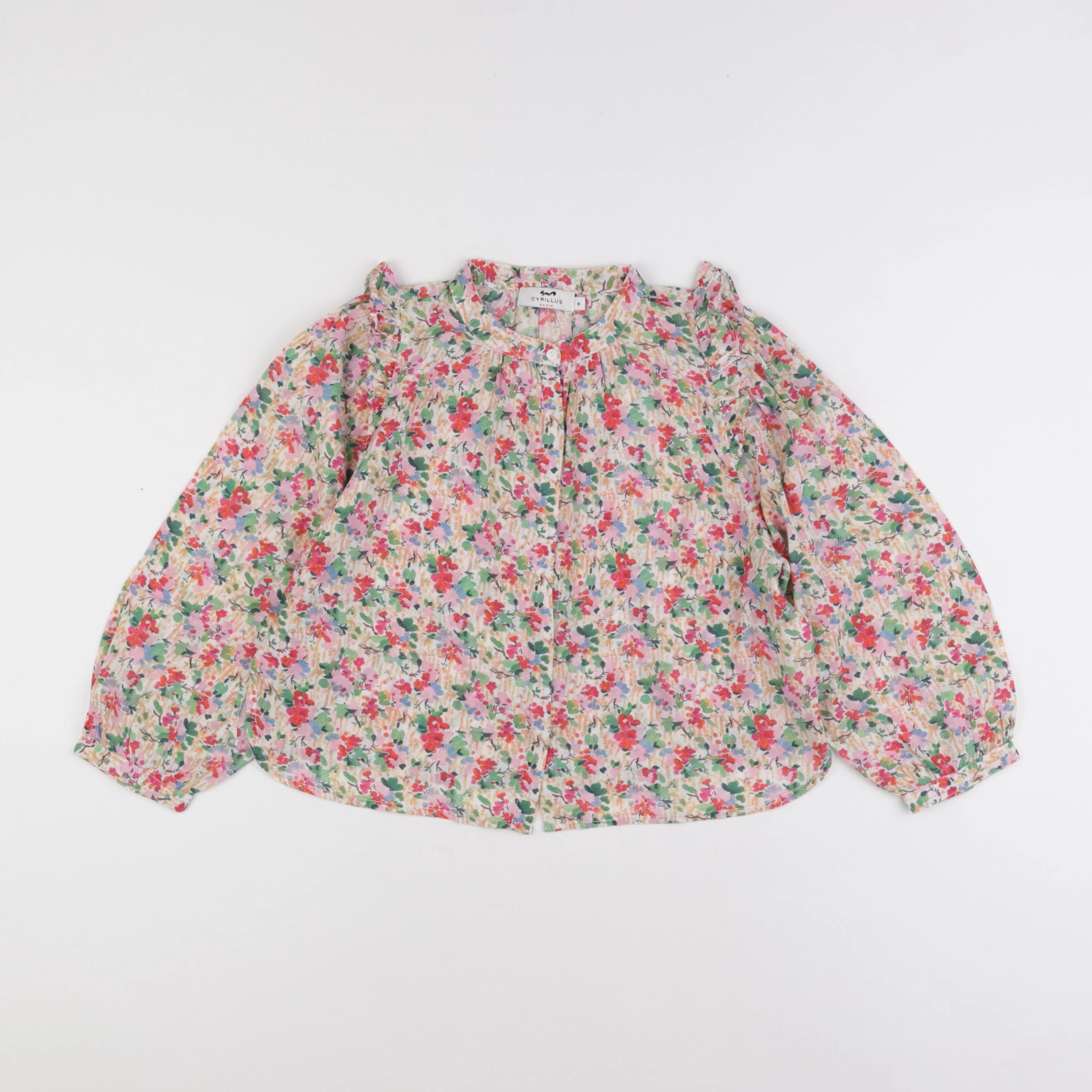 Cyrillus - blouse multicolore - 8 ans