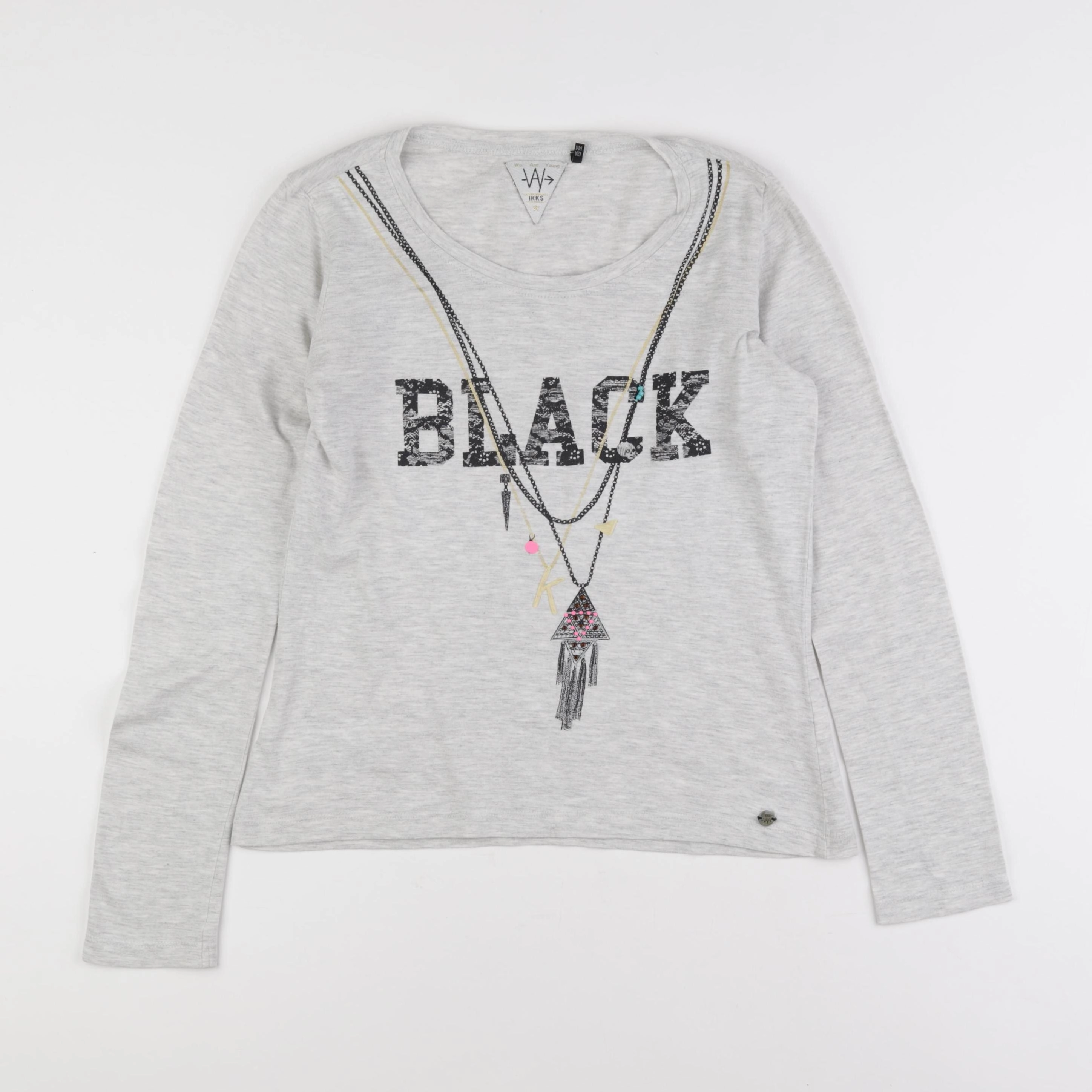 IKKS - tee-shirt gris - 12 ans