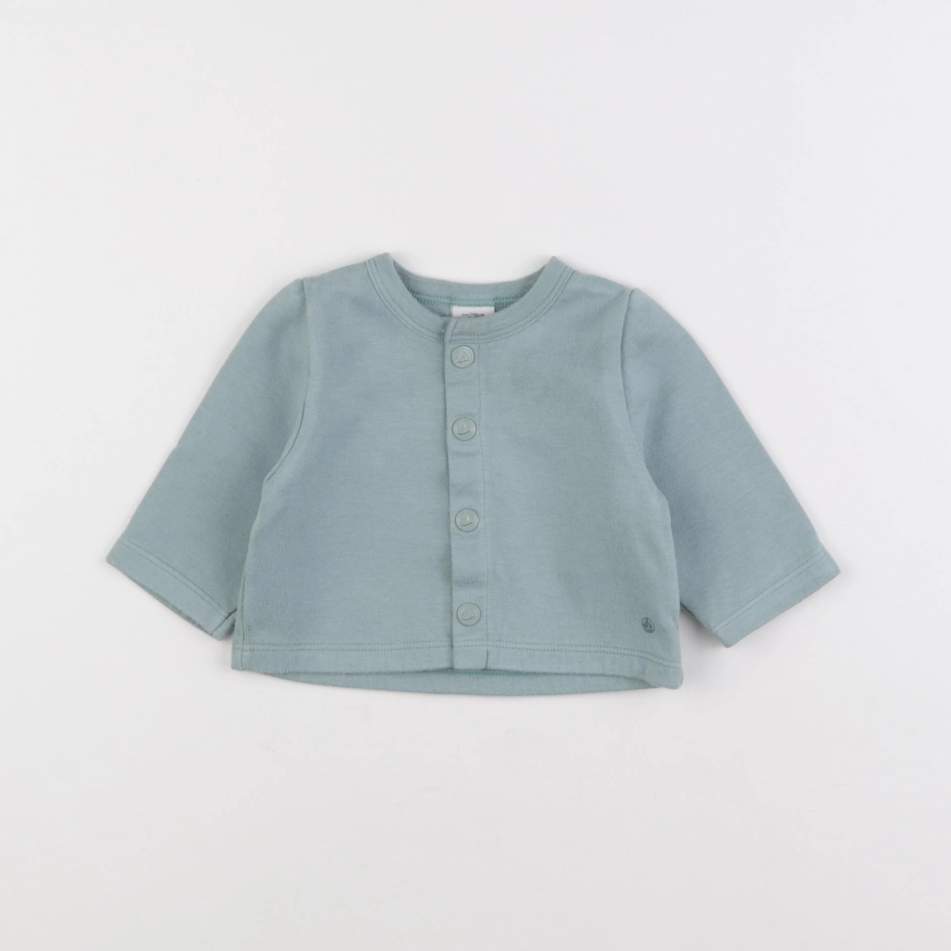 Petit Bateau - gilet vert - 3 mois