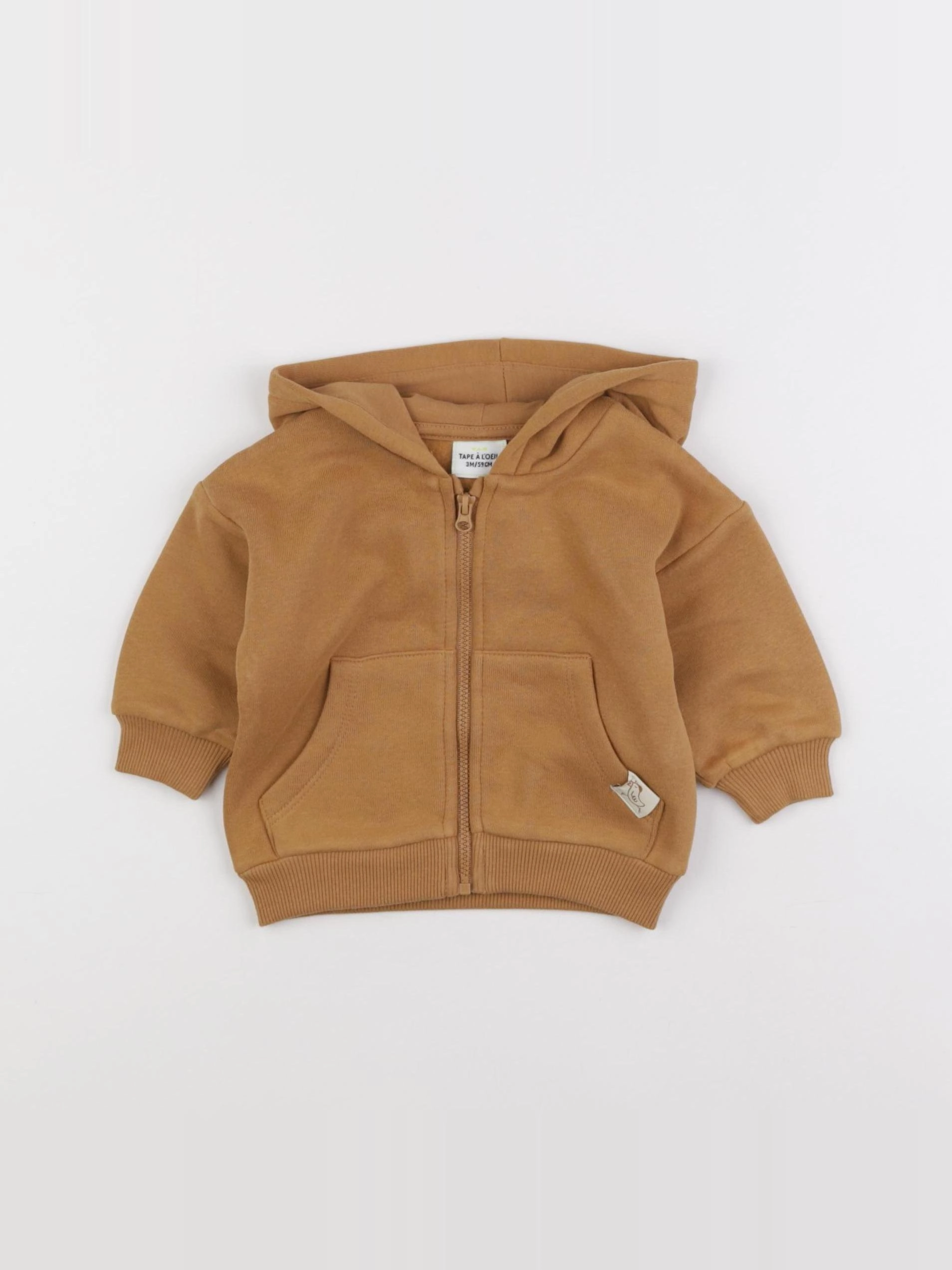 Tape à l'oeil - sweat jaune - 3 mois