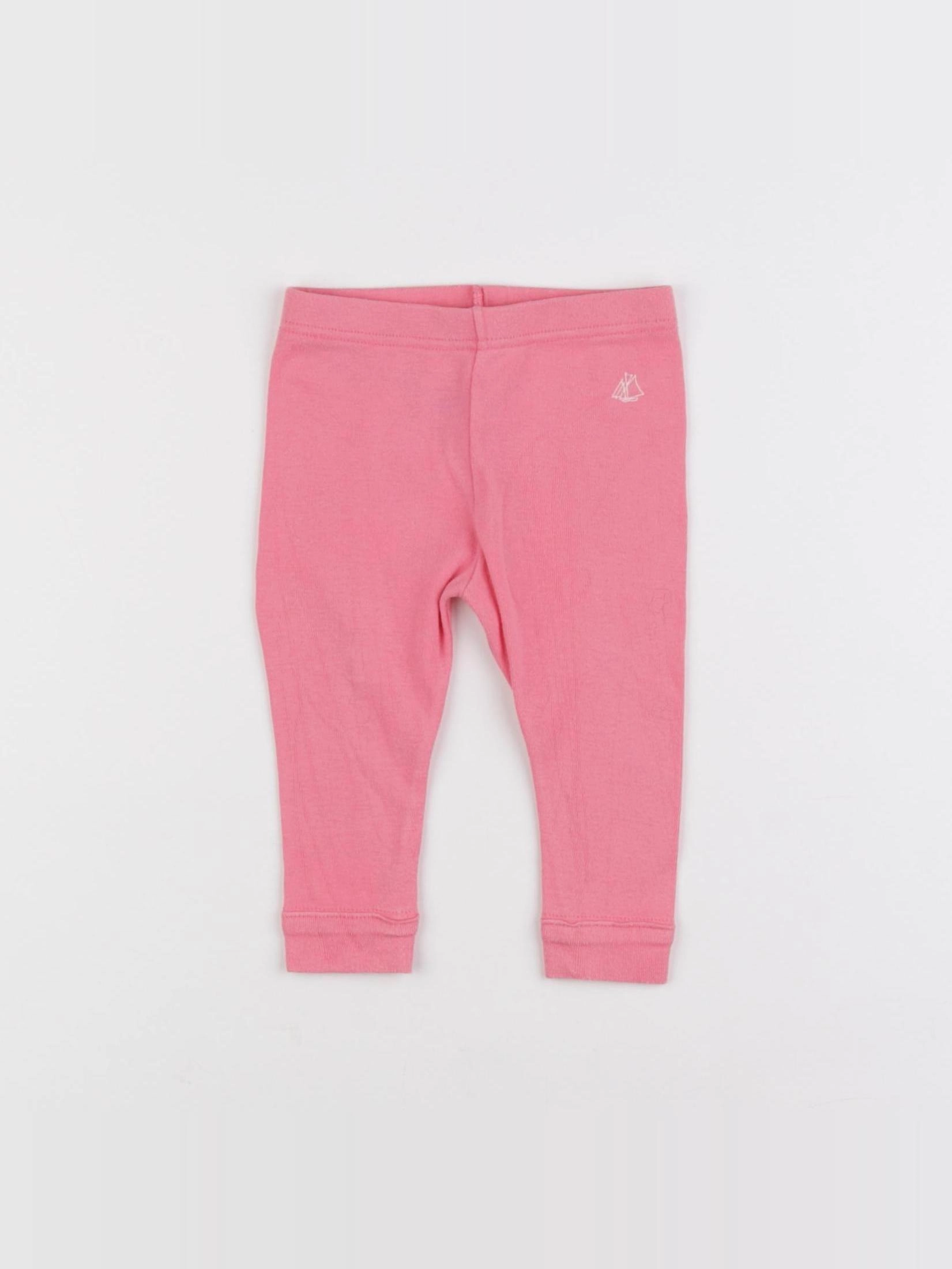 Petit Bateau - legging rose - 6 mois