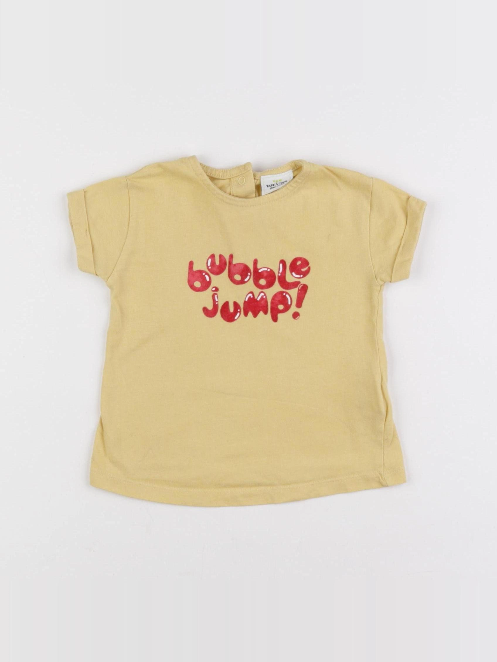 Tape à l'oeil - tee-shirt jaune - 12 mois