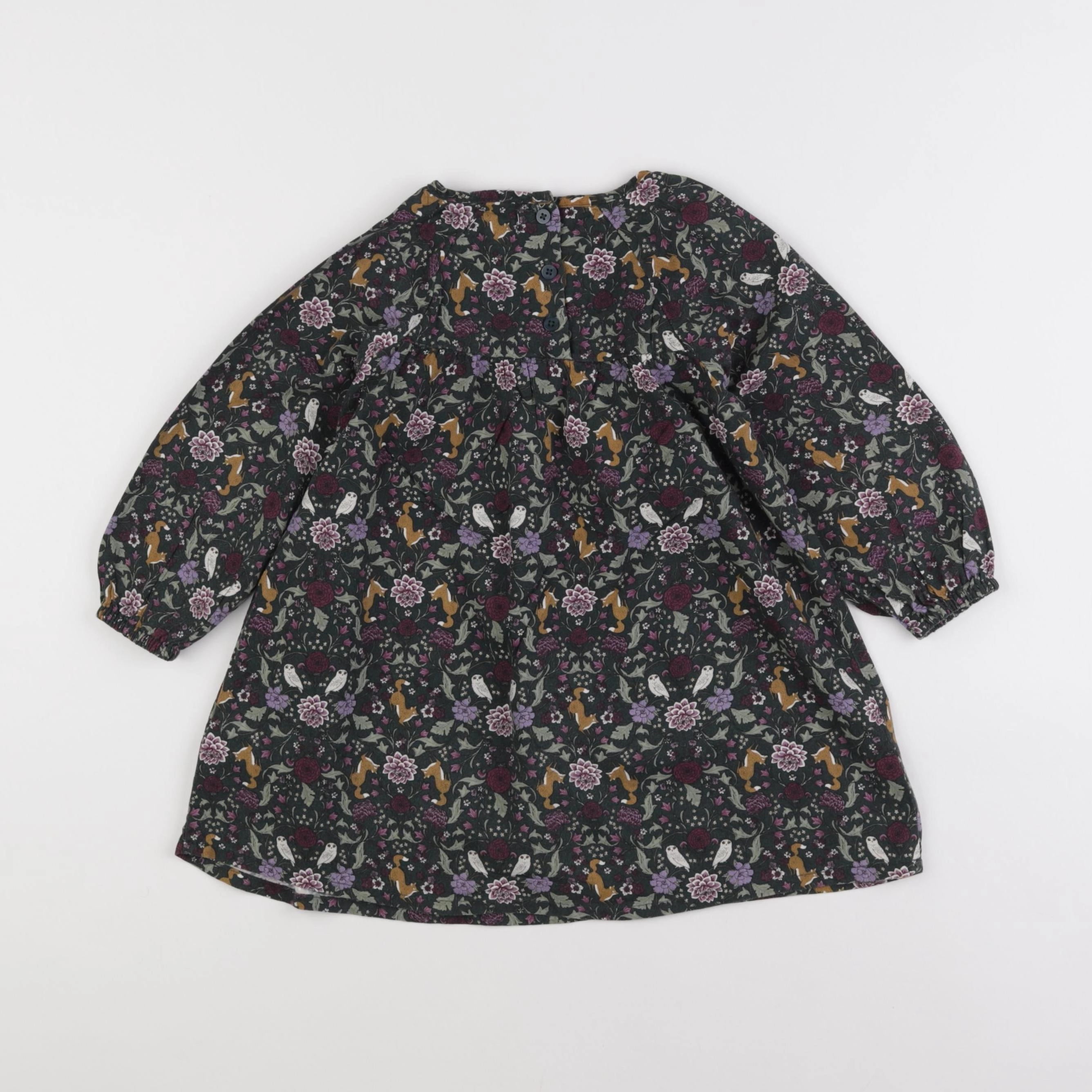 Vertbaudet - robe vert - 3 ans