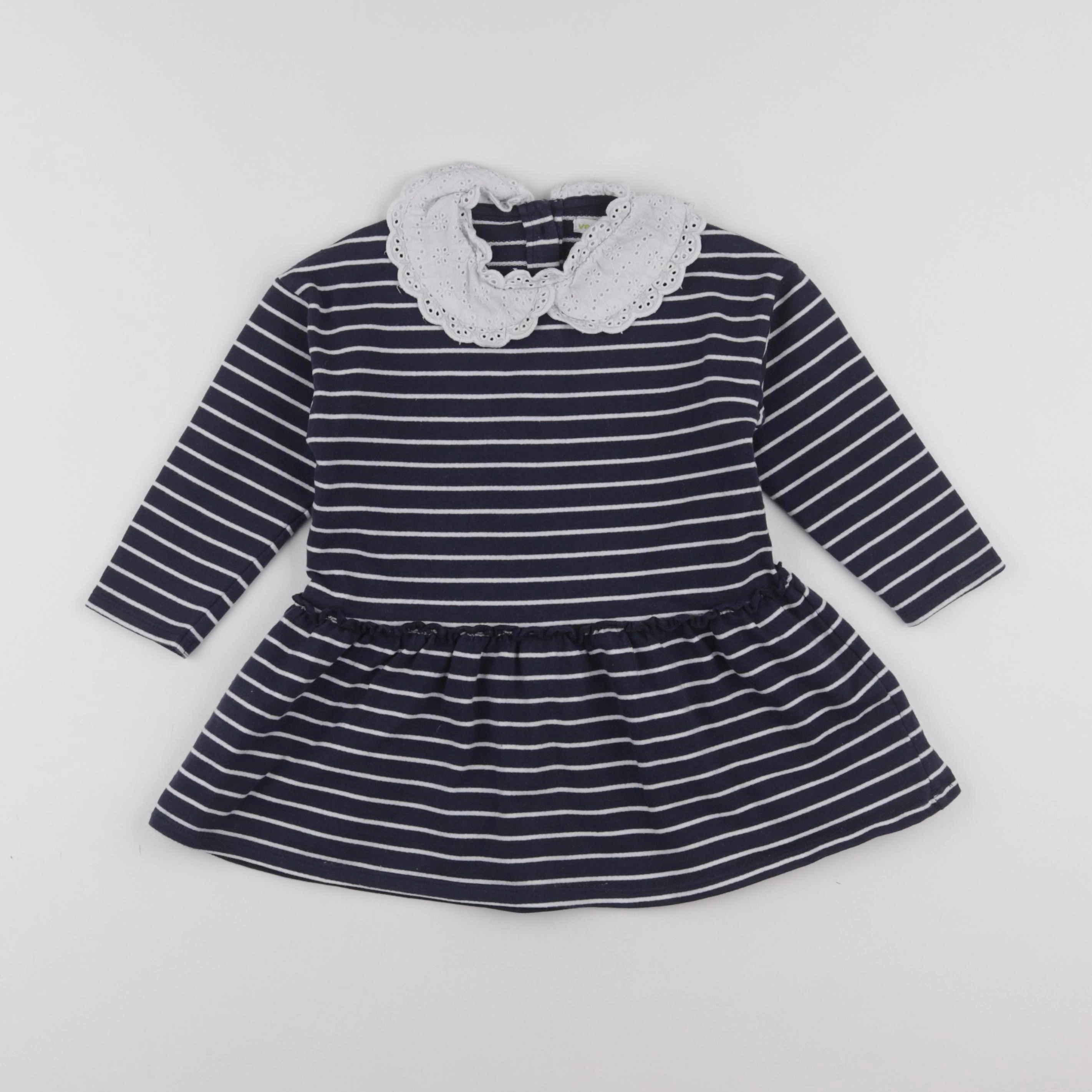 Vertbaudet - robe bleu - 3 ans