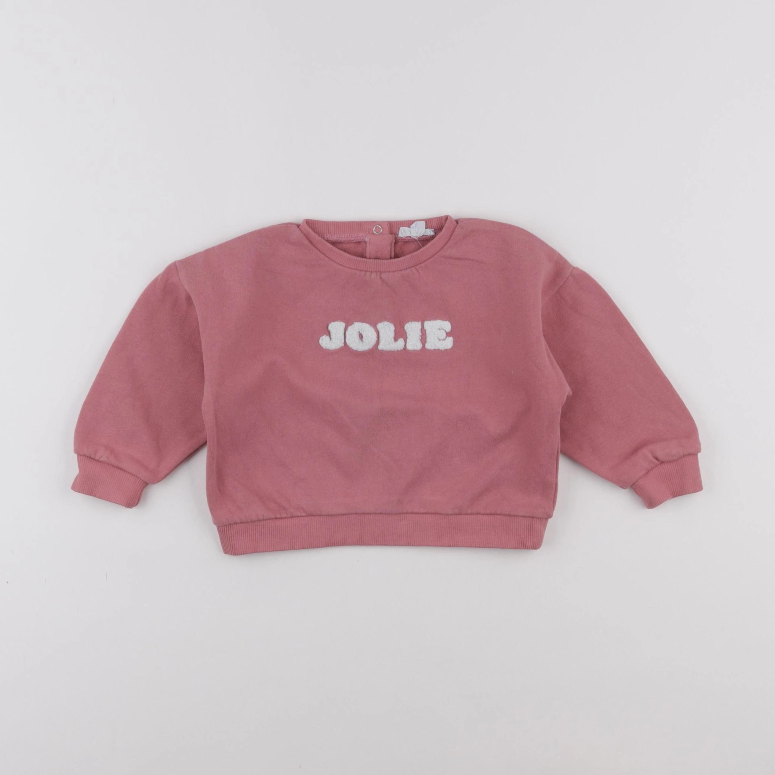 Vertbaudet - sweat rose - 2 ans