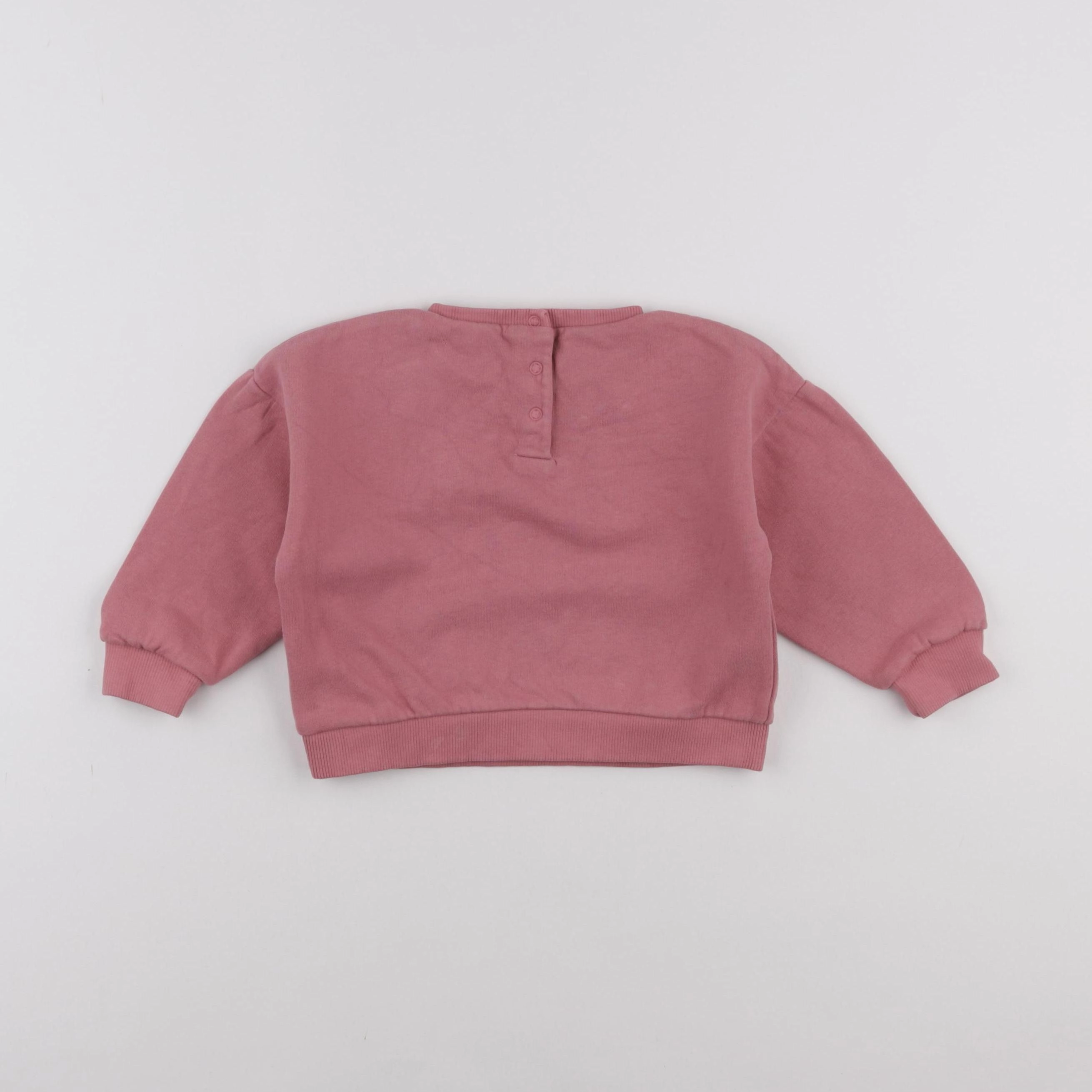 Vertbaudet - sweat rose - 2 ans