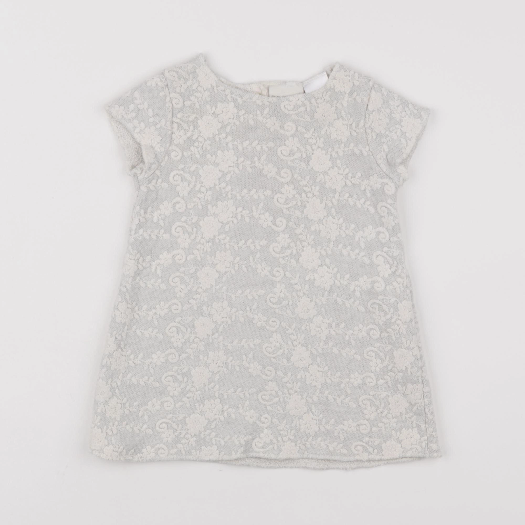 Zara - robe blanc - 9/12 mois