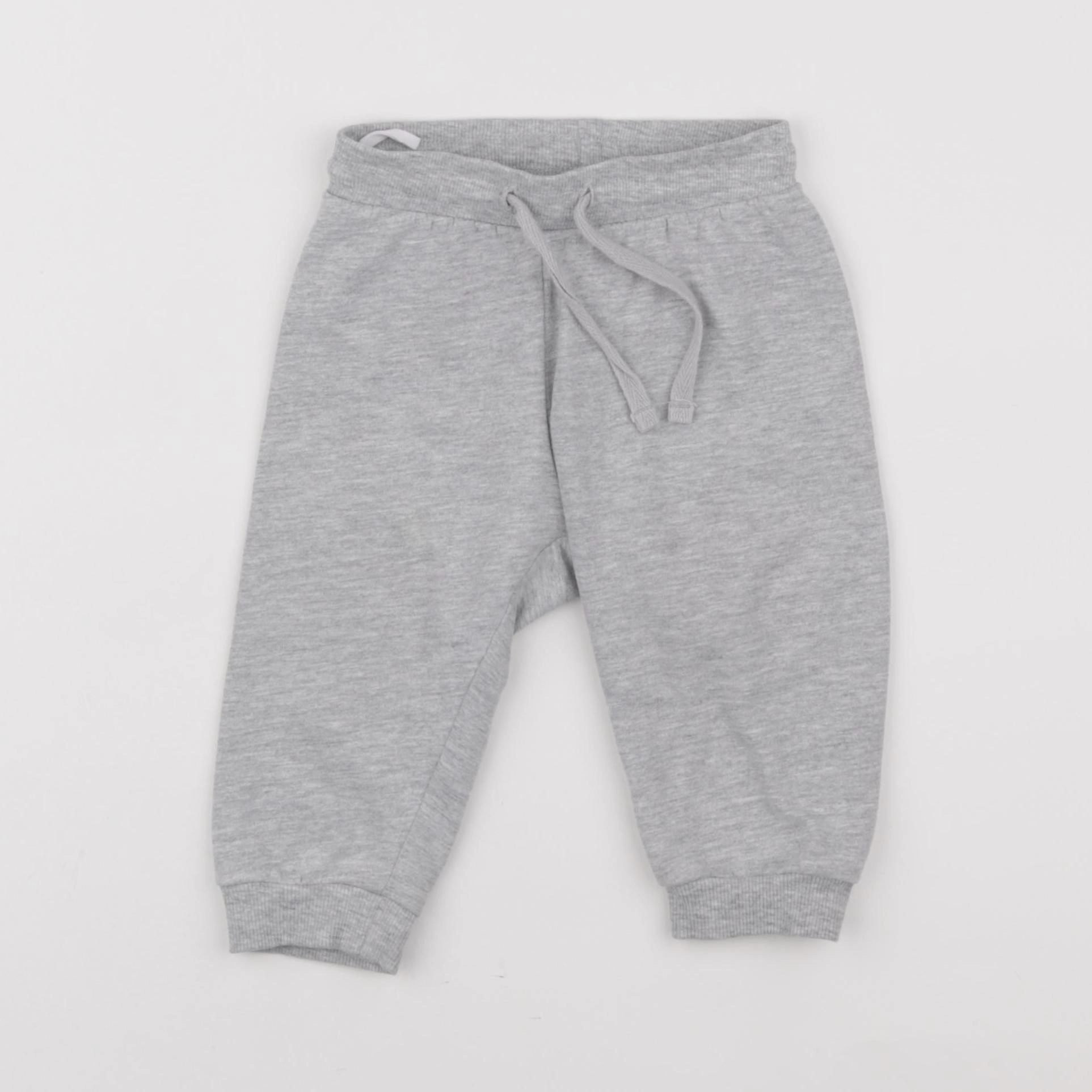 H&M - jogging gris - 6 mois