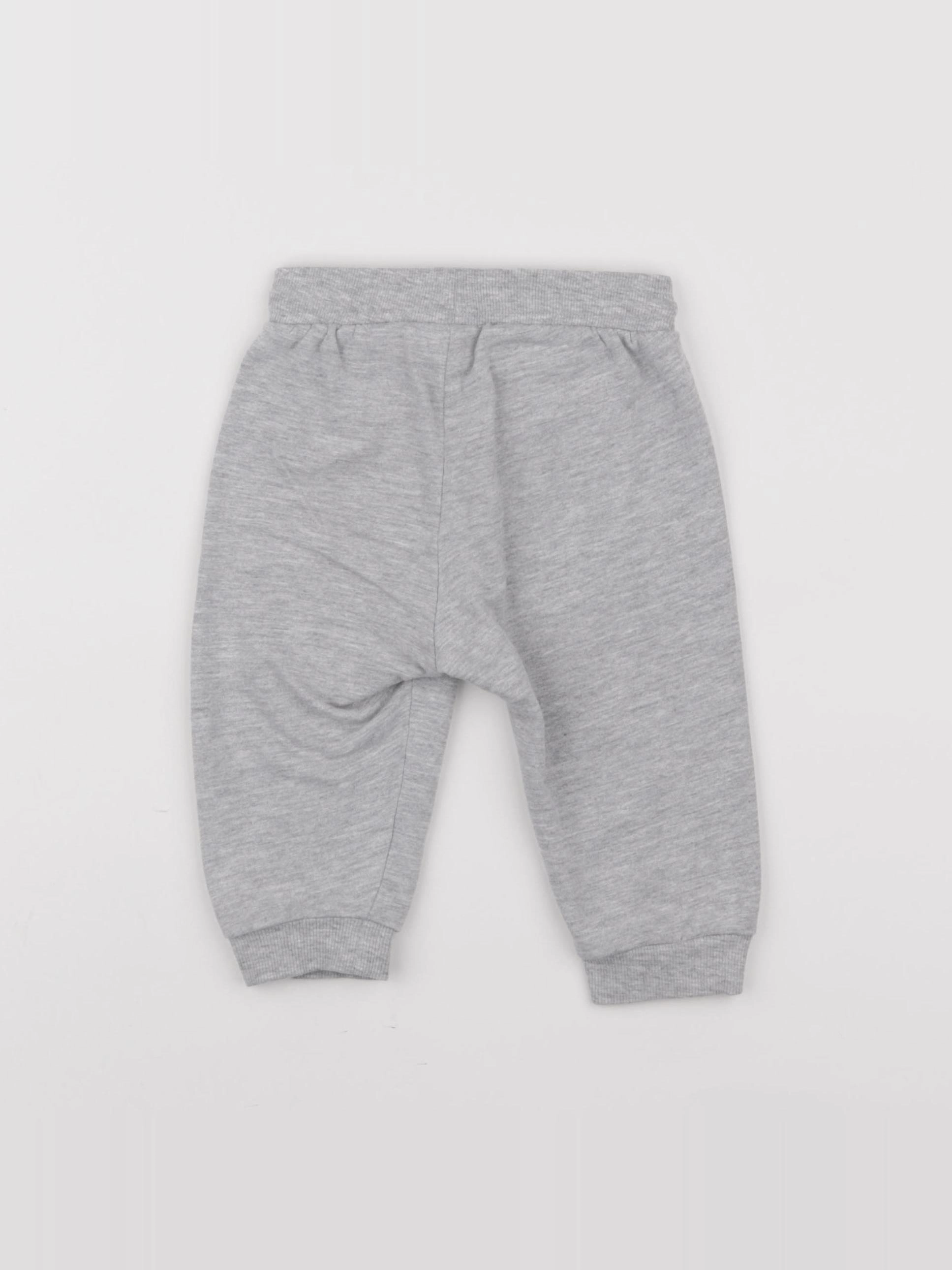 H&M - jogging gris - 6 mois
