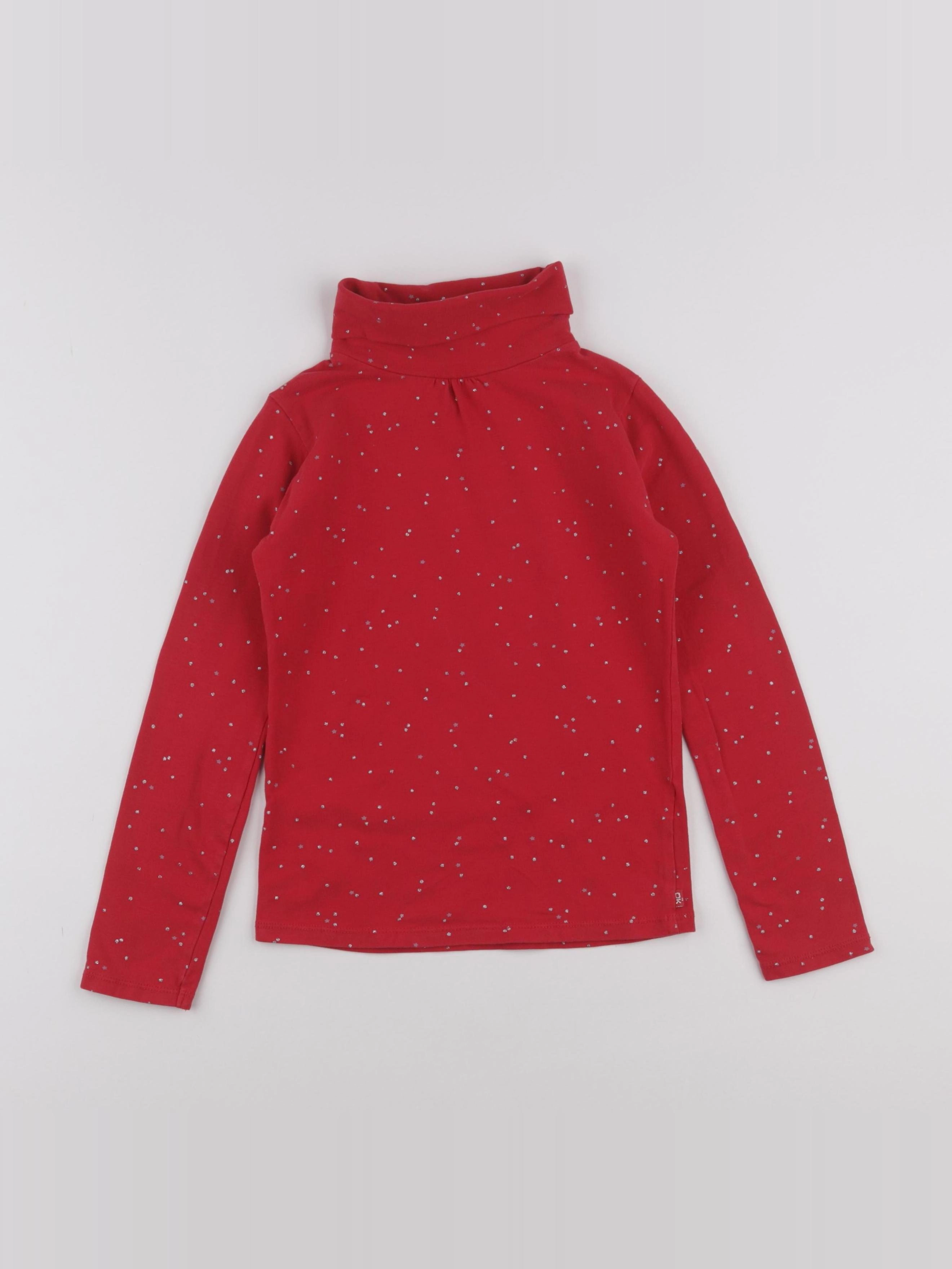 Okaidi - sous-pull rouge - 8 ans