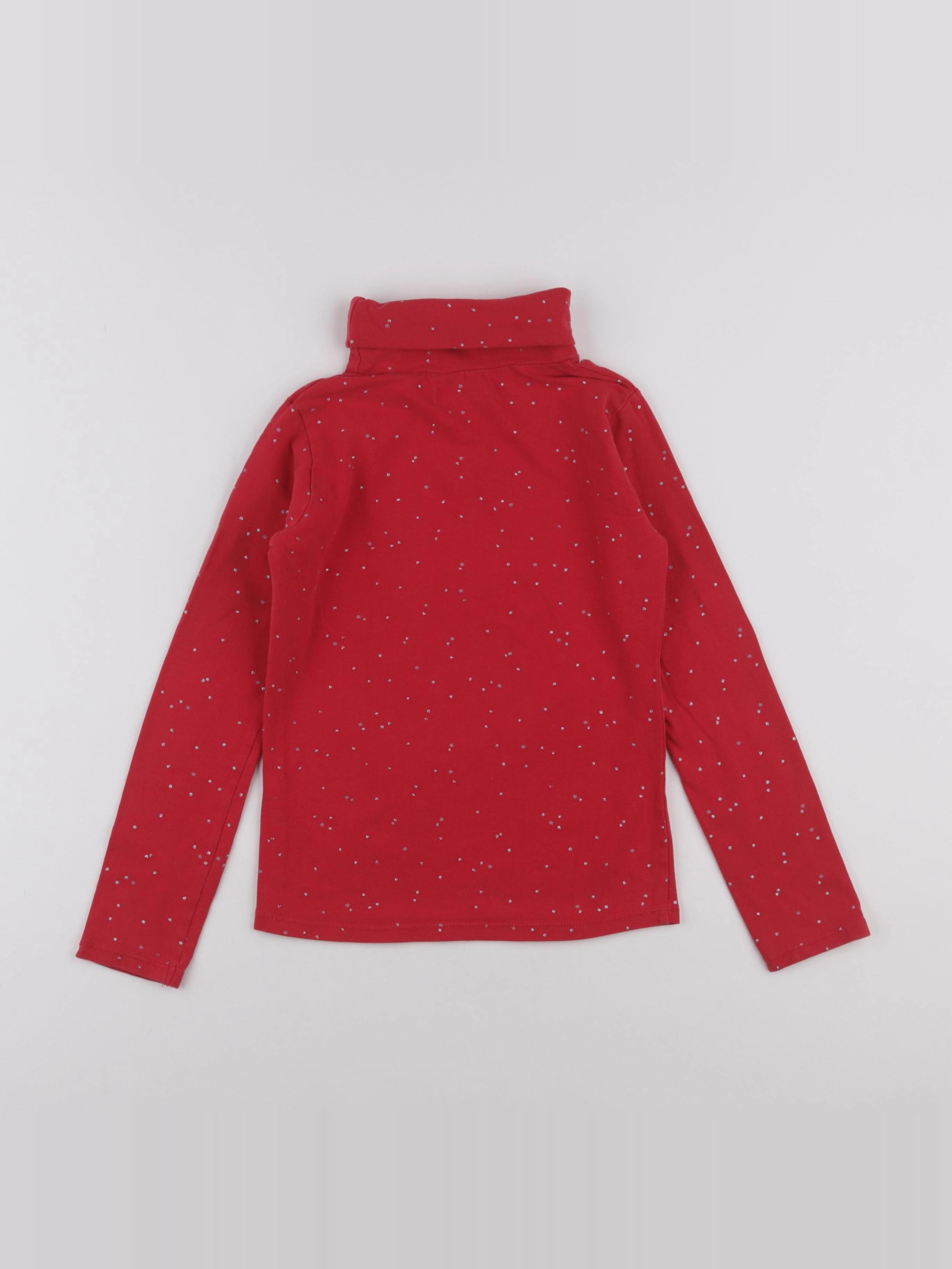 Okaidi - sous-pull rouge - 8 ans