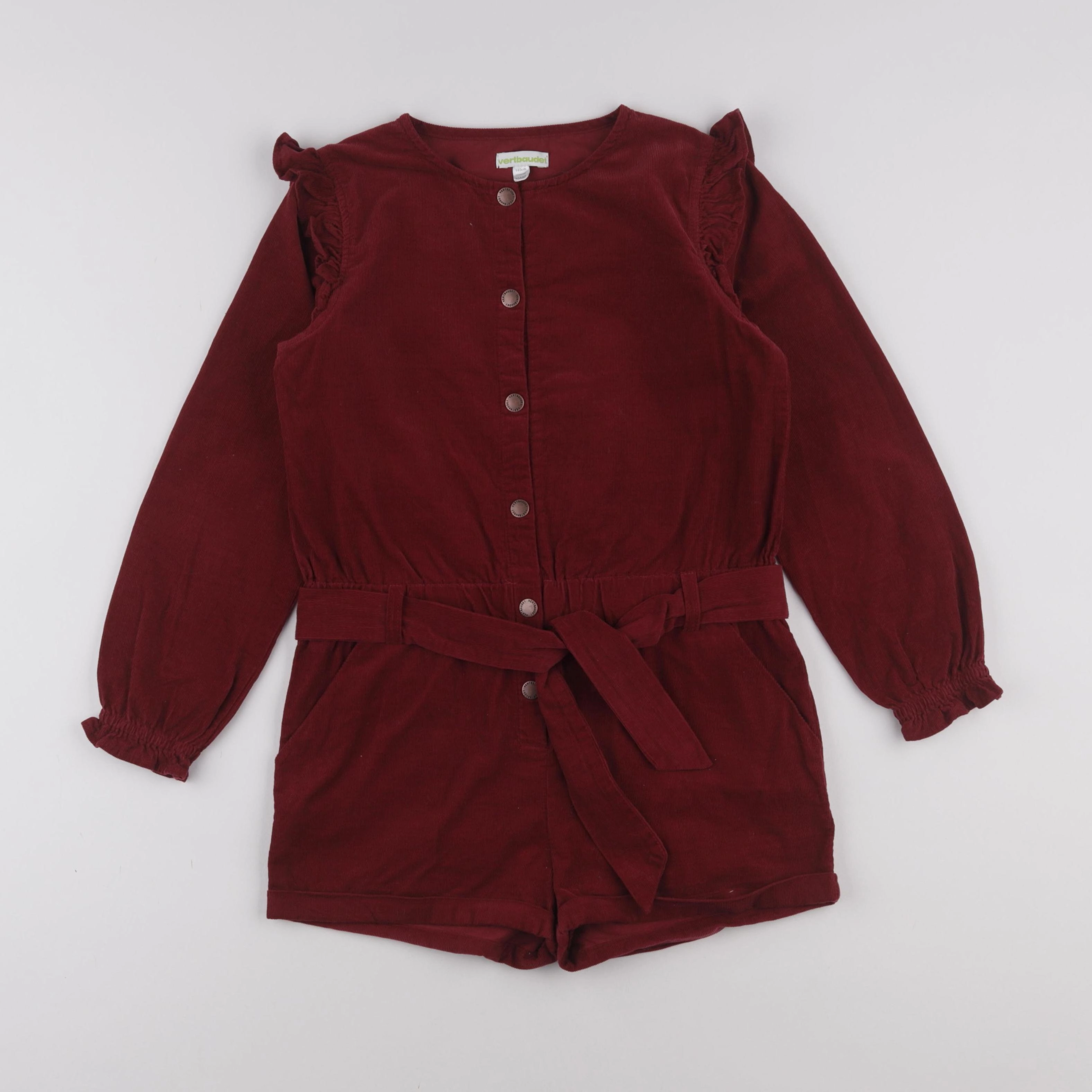 Vertbaudet - combinaison rouge - 10 ans
