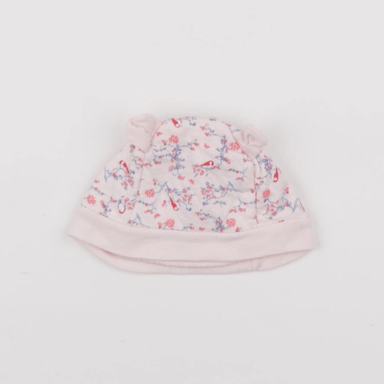 Petit Bateau - bonnet rose - 12 mois