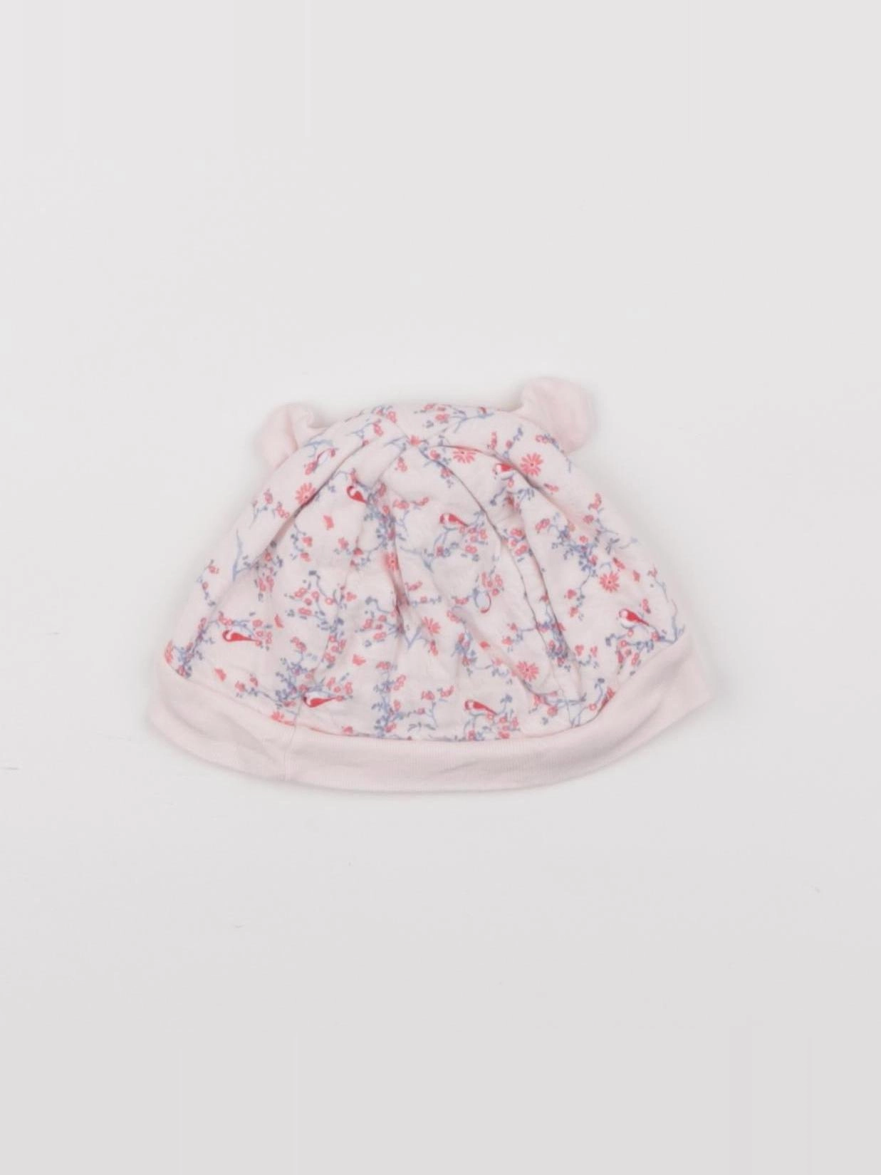 Petit Bateau - bonnet rose - 12 mois