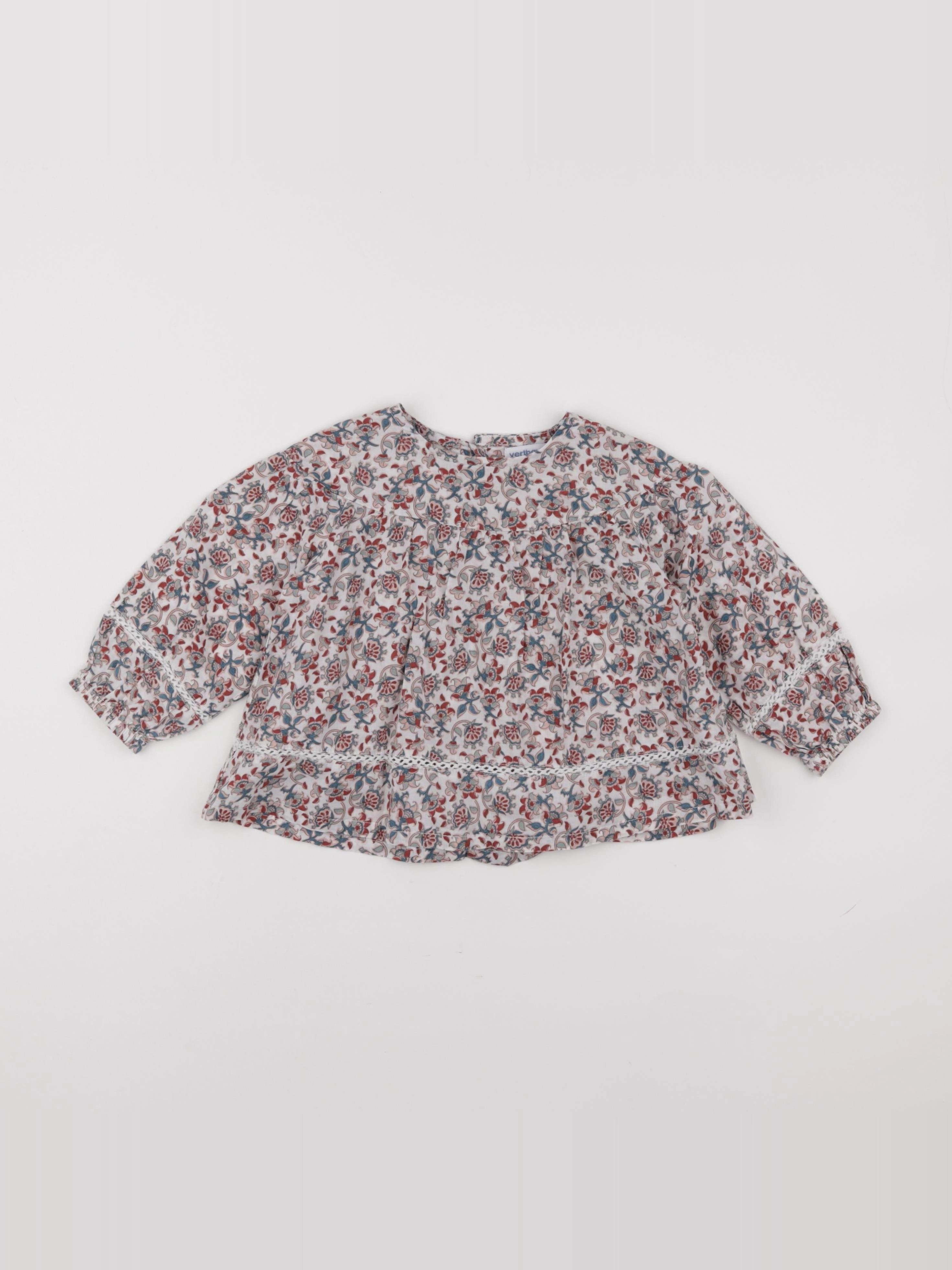 Vertbaudet - blouse multicolore - 2 ans